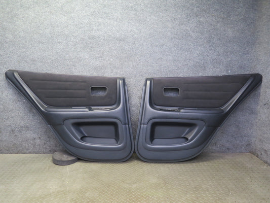 2001 Lexus JCE10L IS300 Sedan Set of 2 Rear Door Interior Trim Panel Black OEM