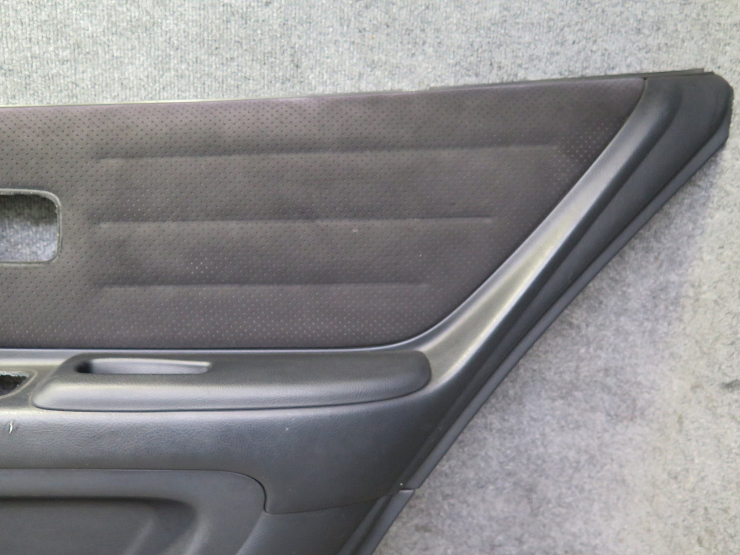 2001 Lexus JCE10L IS300 Sedan Set of 2 Rear Door Interior Trim Panel Black OEM