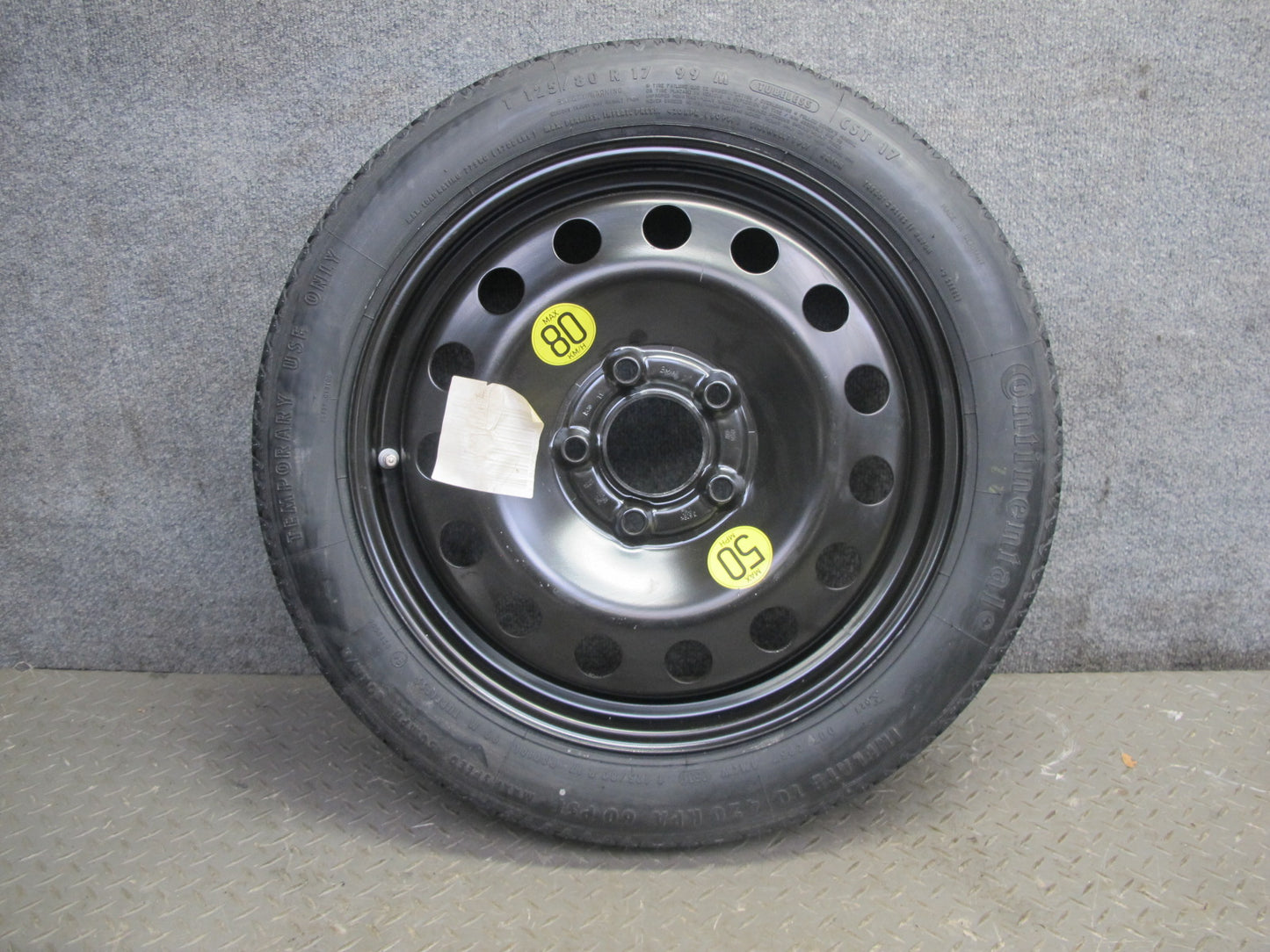 01-06 BMW E46 330ci R17 17" Spare Tire Wheel 17x3.5B ET30 125/80 6750007 OEM