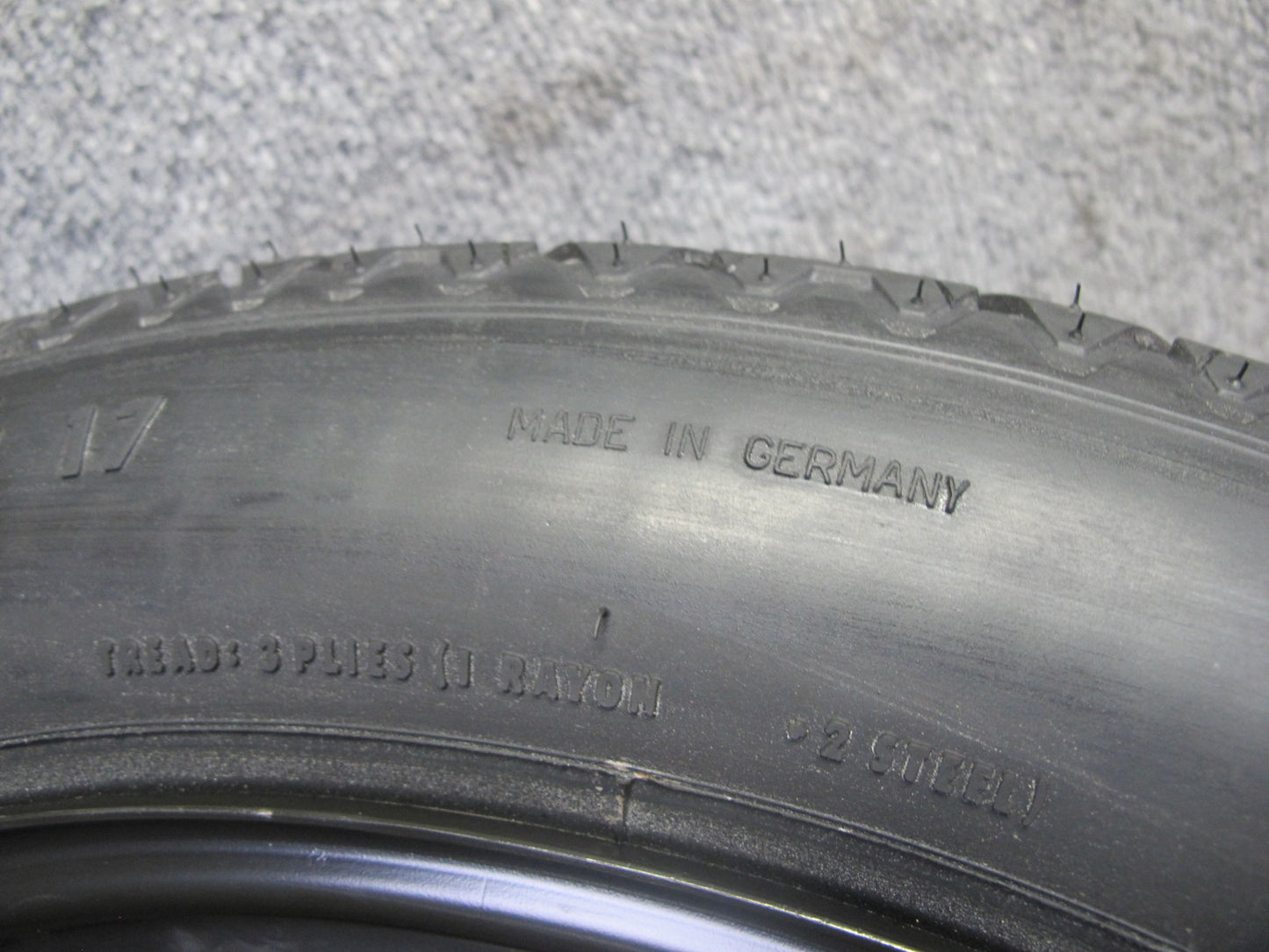 01-06 BMW E46 330ci R17 17" Spare Tire Wheel 17x3.5B ET30 125/80 6750007 OEM
