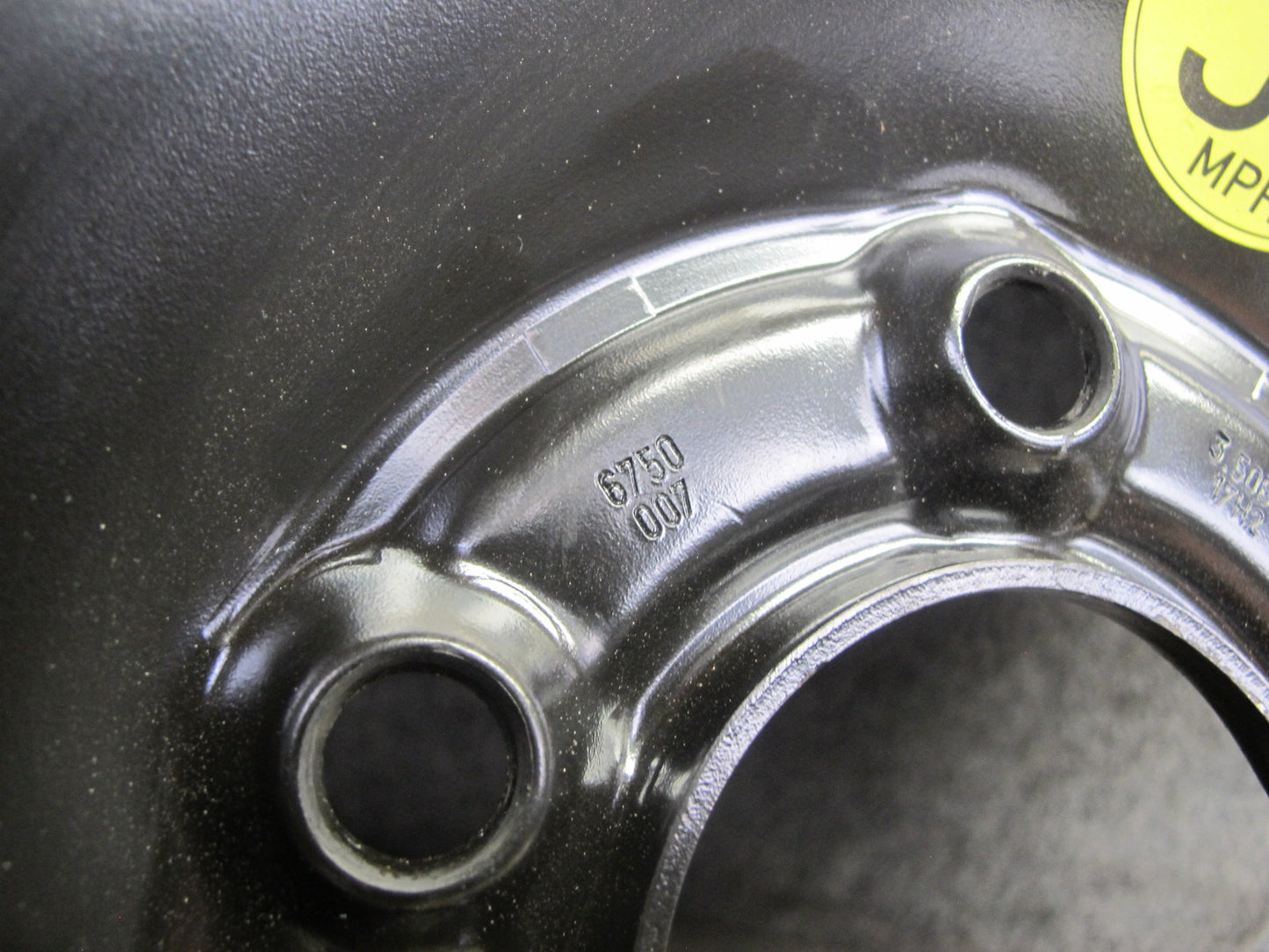 01-06 BMW E46 330ci R17 17" Spare Tire Wheel 17x3.5B ET30 125/80 6750007 OEM