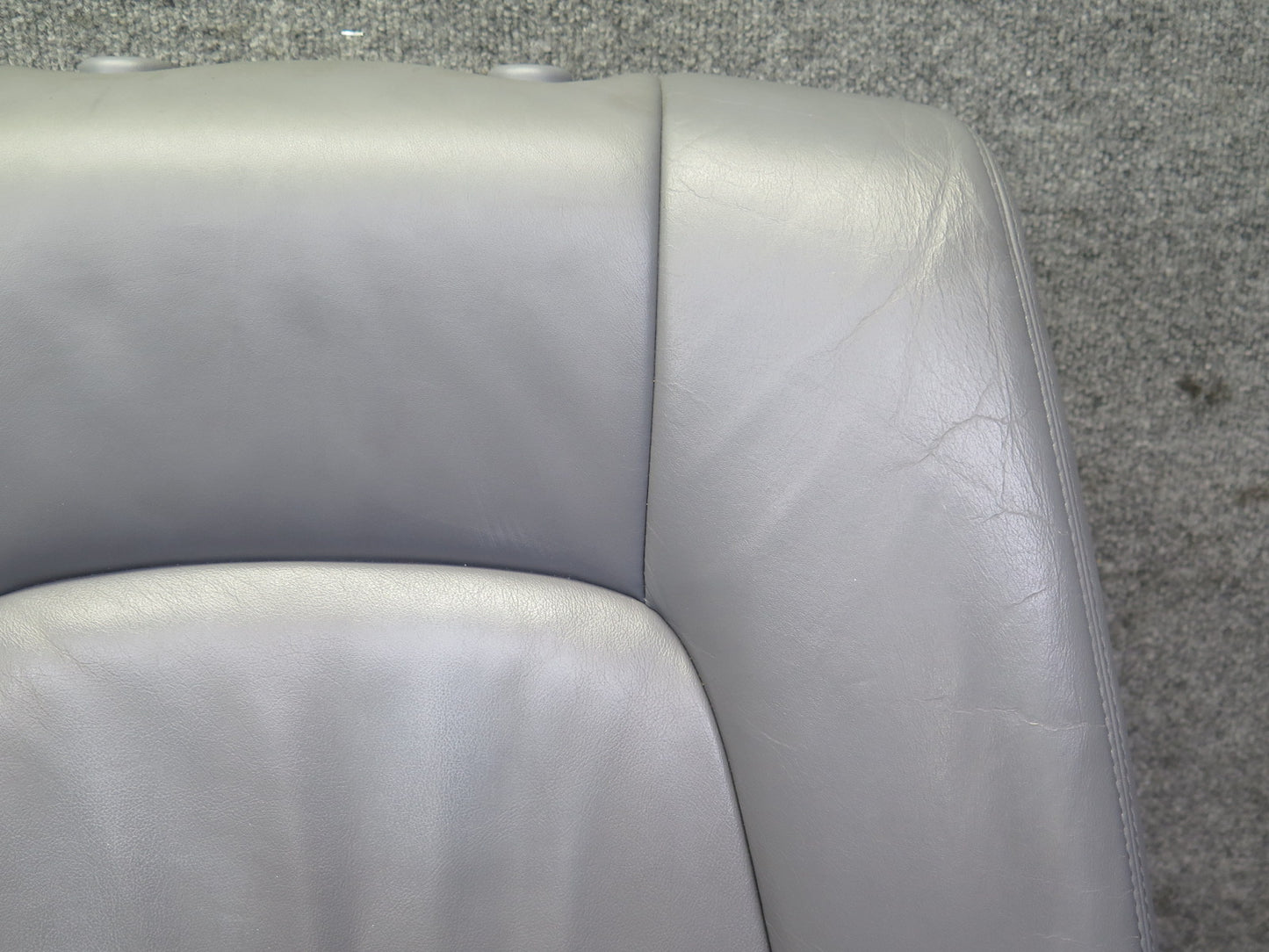 98-00 Lexus UCF20L LS400 Front Right Seat Upper Leather Cushion Gray OEM