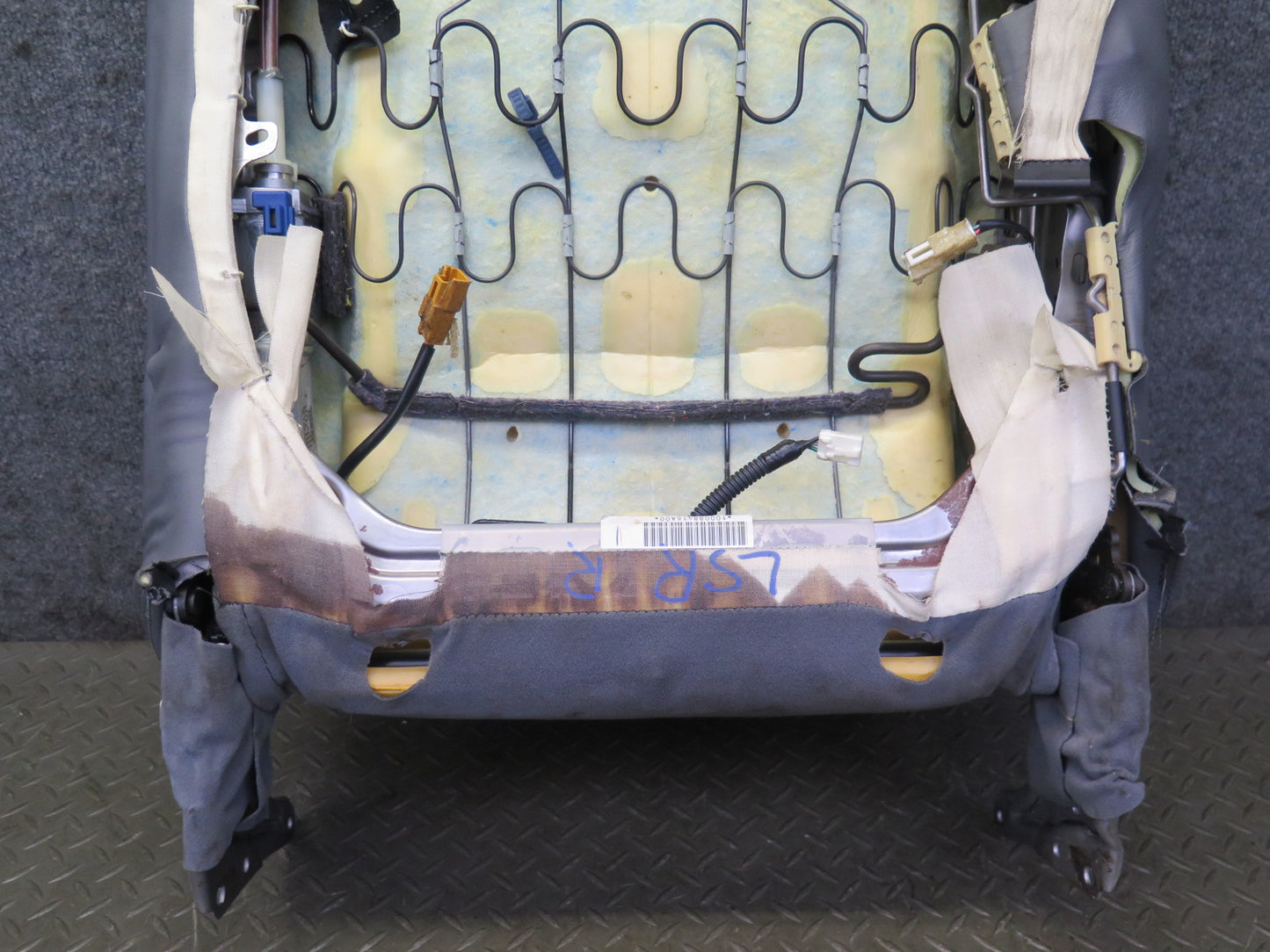 98-00 Lexus UCF20L LS400 Front Right Seat Upper Leather Cushion Gray OEM