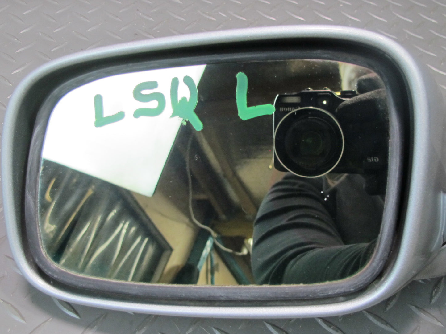 98-00 Lexus UCF20L LS400 Left Door Exterior Side View Heated Mirror Silver OEM