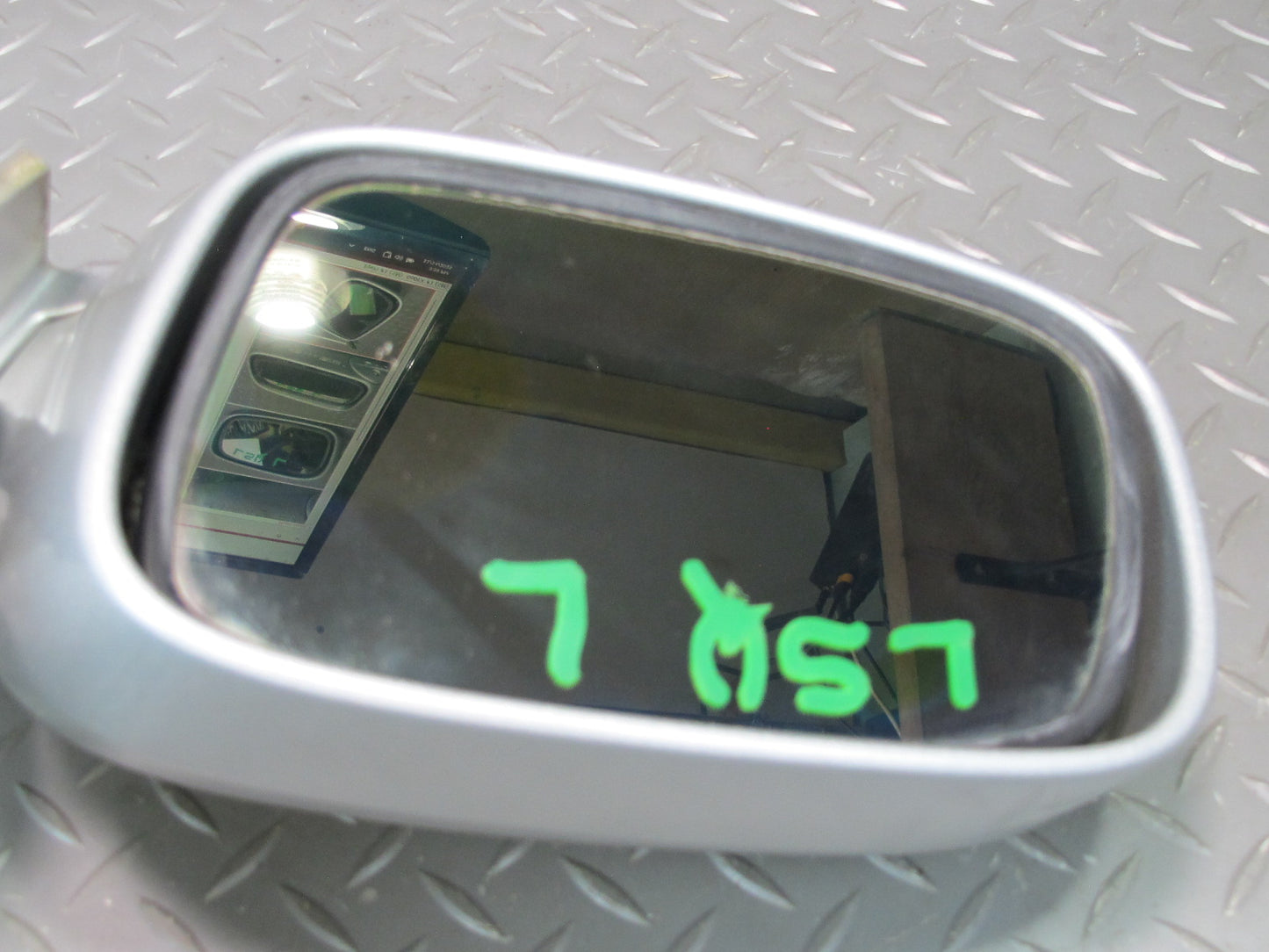 98-00 Lexus UCF20L LS400 Left Door Exterior Side View Heated Mirror Silver OEM