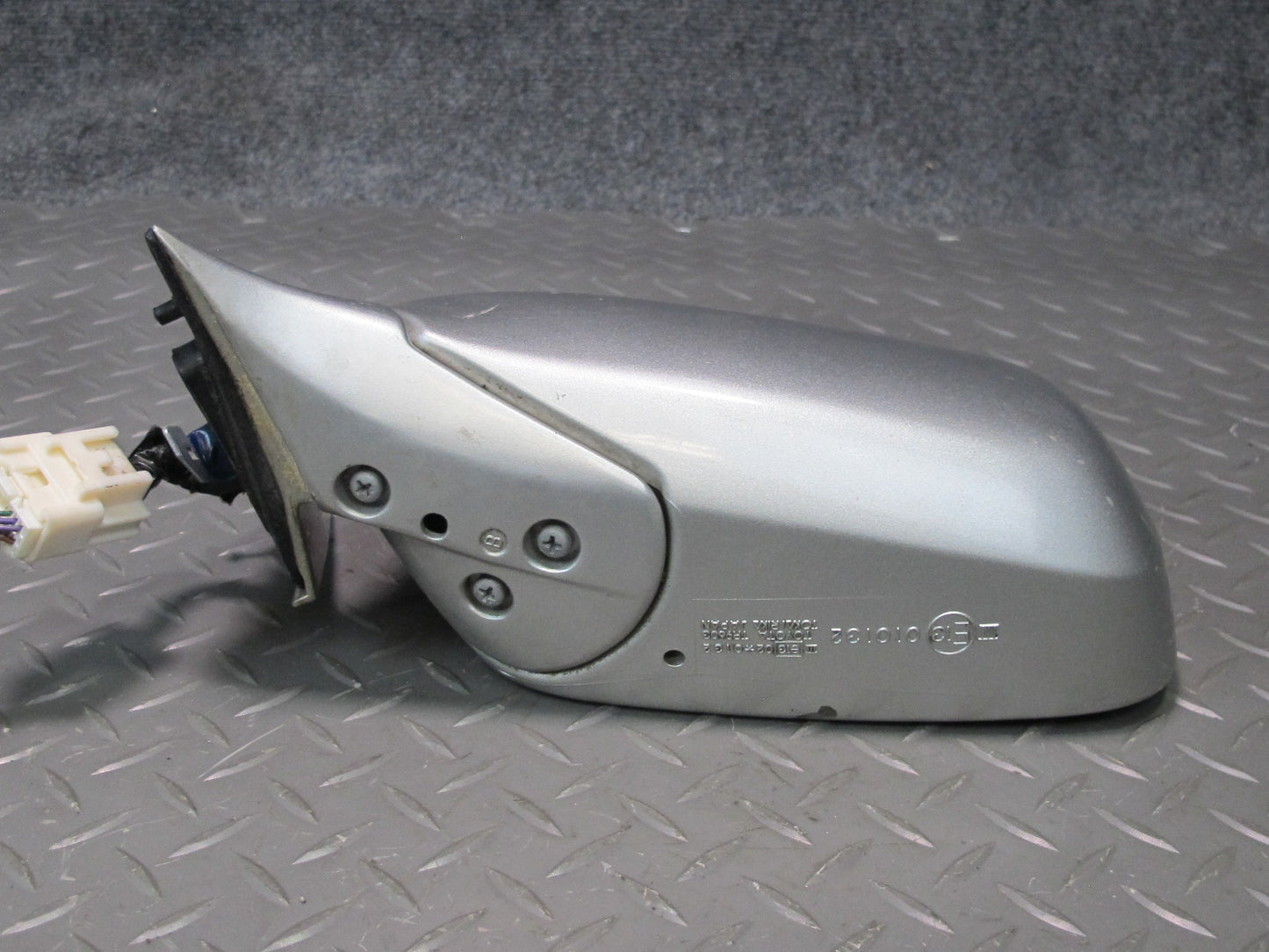 98-00 Lexus UCF20L LS400 Left Door Exterior Side View Heated Mirror Silver OEM