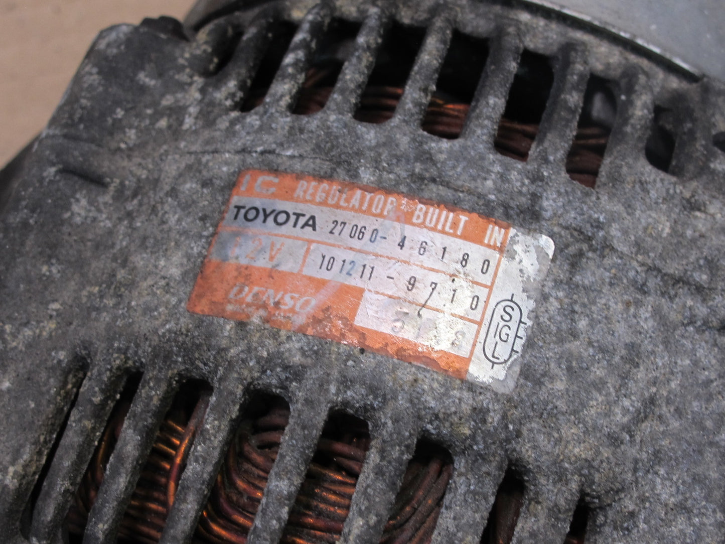 97-00 Lexus JZZ31L SC300 3.0L 80AMP Engine Alternator Generator 27060-46180 OEM