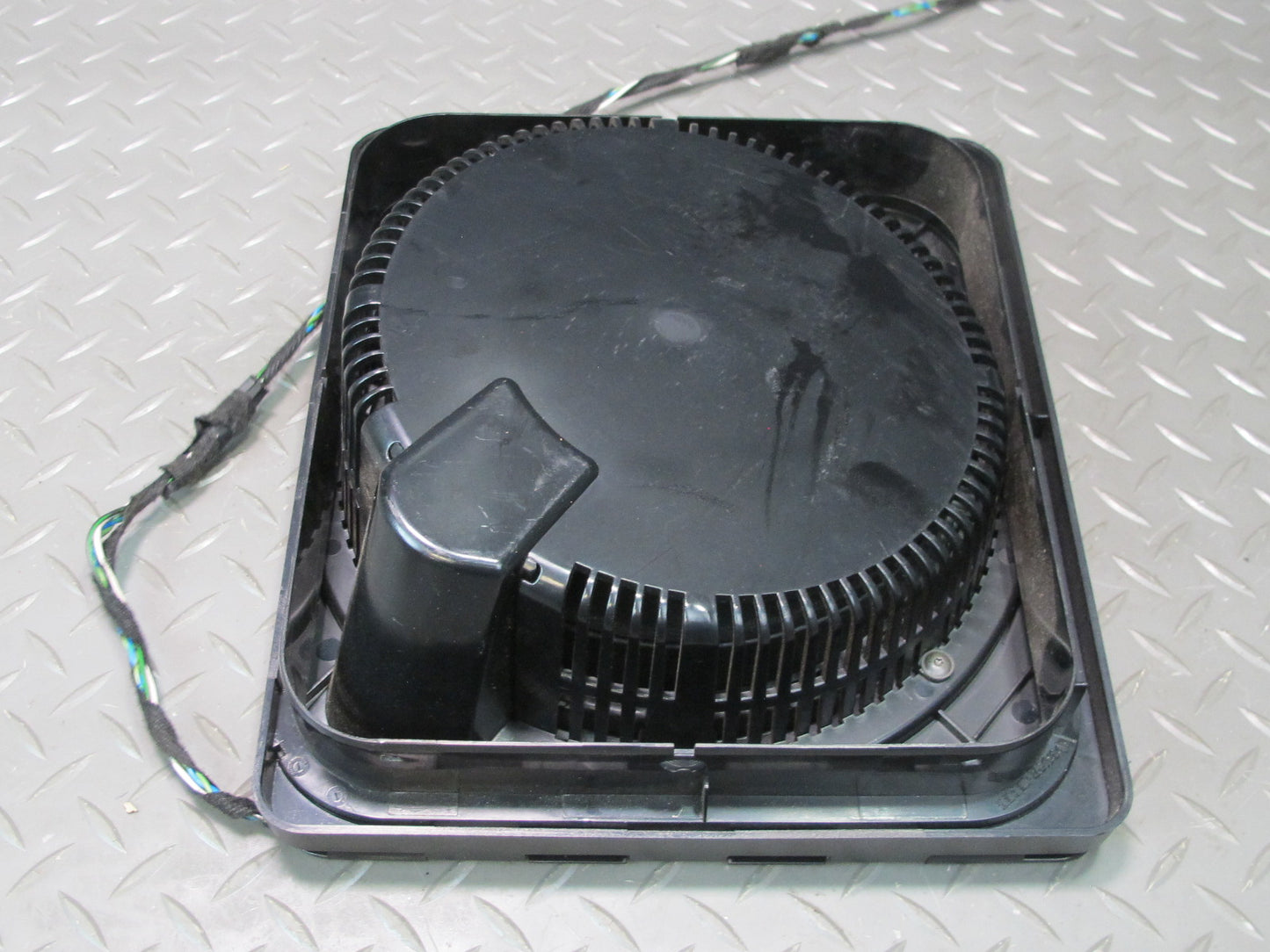 01-06 BMW E46 330ci Convertible Rear Subwoofer Speaker w Cover OEM