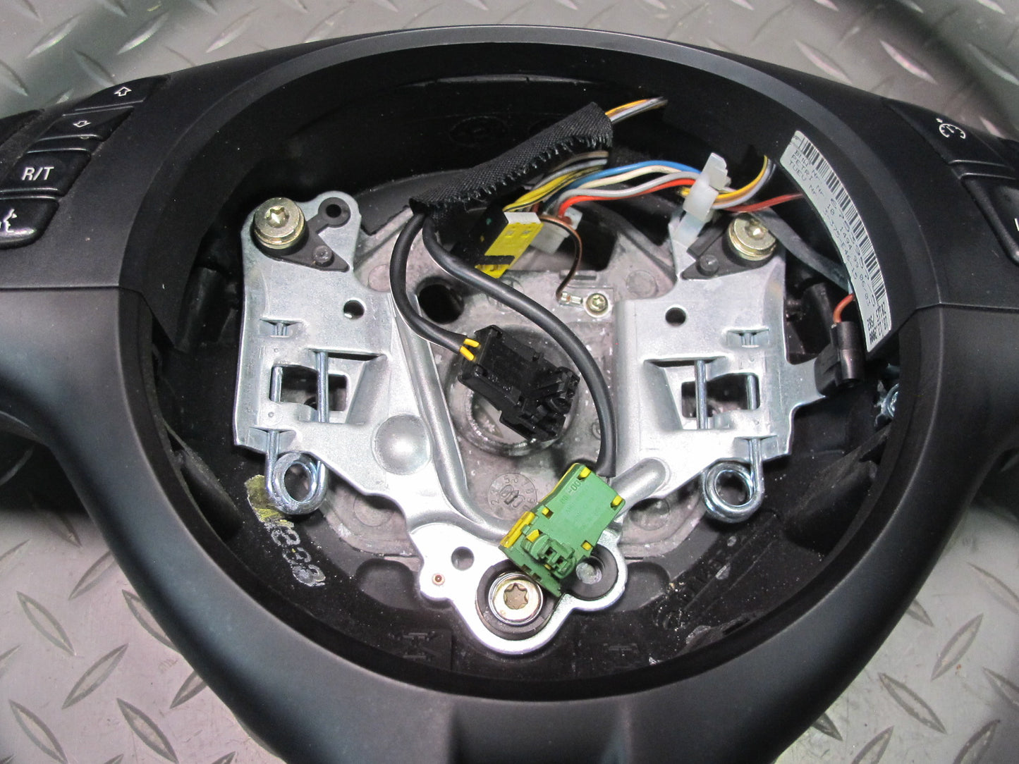 01-06 BMW E46 330ci 3-SPOKE Sport Leather Steering w Controls Black 6753957 OEM