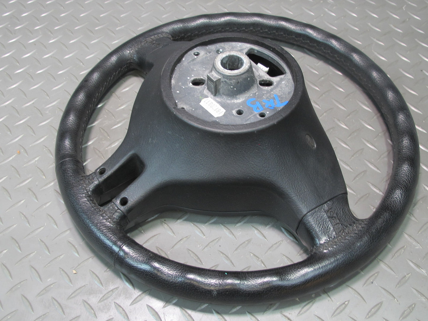 01-06 BMW E46 330ci 3-SPOKE Sport Leather Steering w Controls Black 6753957 OEM