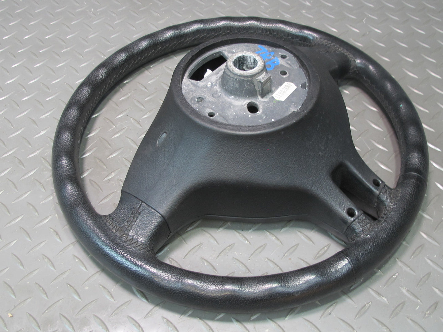 01-06 BMW E46 330ci 3-SPOKE Sport Leather Steering w Controls Black 6753957 OEM