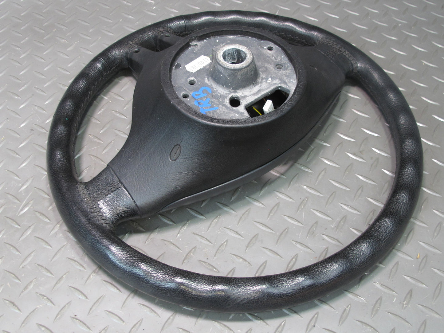 01-06 BMW E46 330ci 3-SPOKE Sport Leather Steering w Controls Black 6753957 OEM
