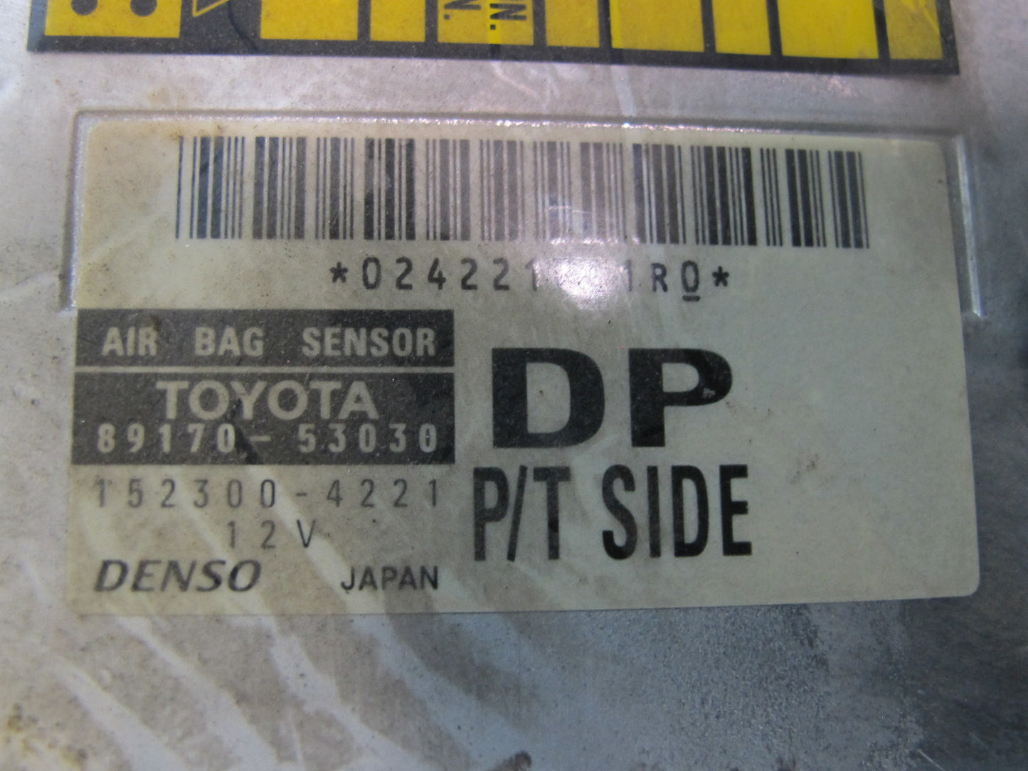 01 LEXUS IS300 SRS AIRBAG CONTROL MODULE UNIT 89170-53030 OEM