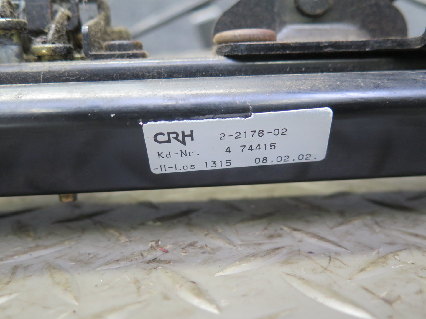 1999-2005 Porsche 911 996 Front Right Seat Lower Frame Track Rail