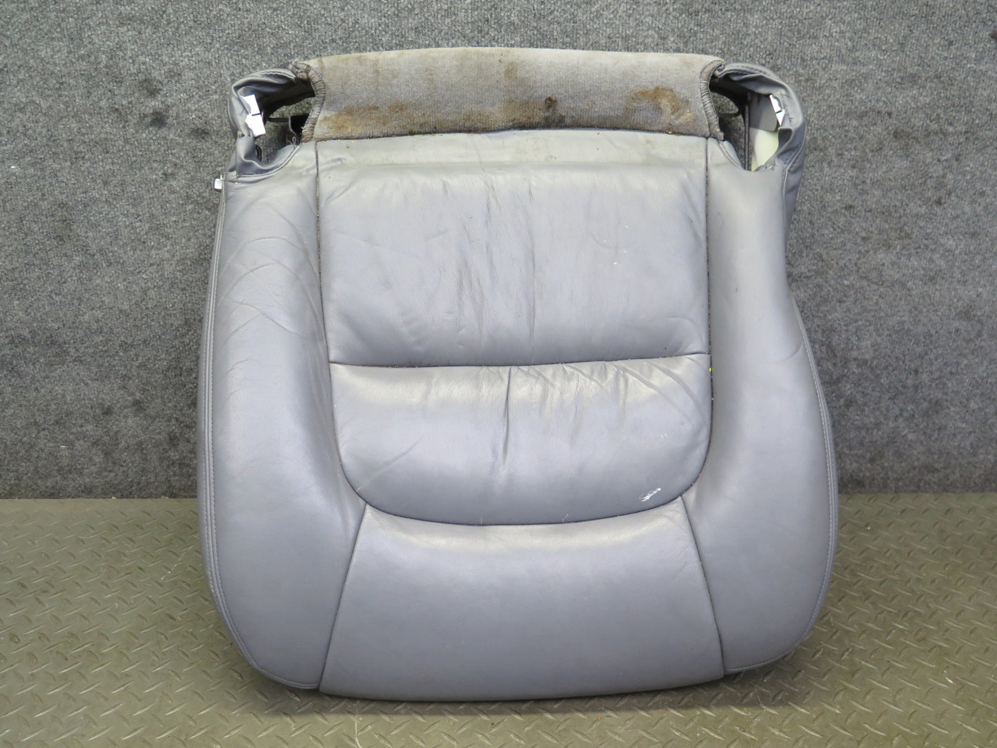 98-00 Lexus UCF20 LS400 Front Right Seat Lower Leather Cushion Gray w Switch OEM