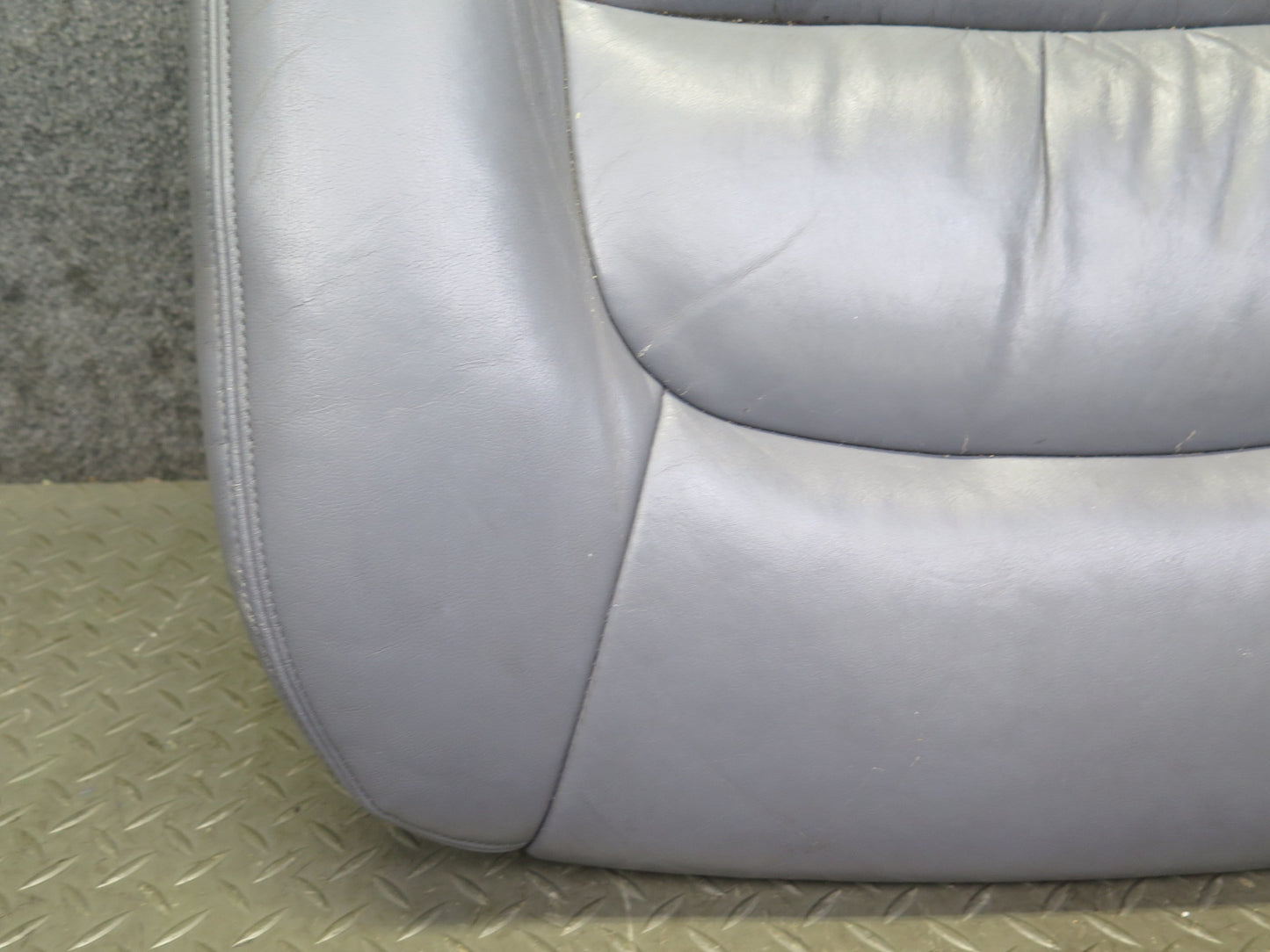 98-00 Lexus UCF20 LS400 Front Right Seat Lower Leather Cushion Gray w Switch OEM