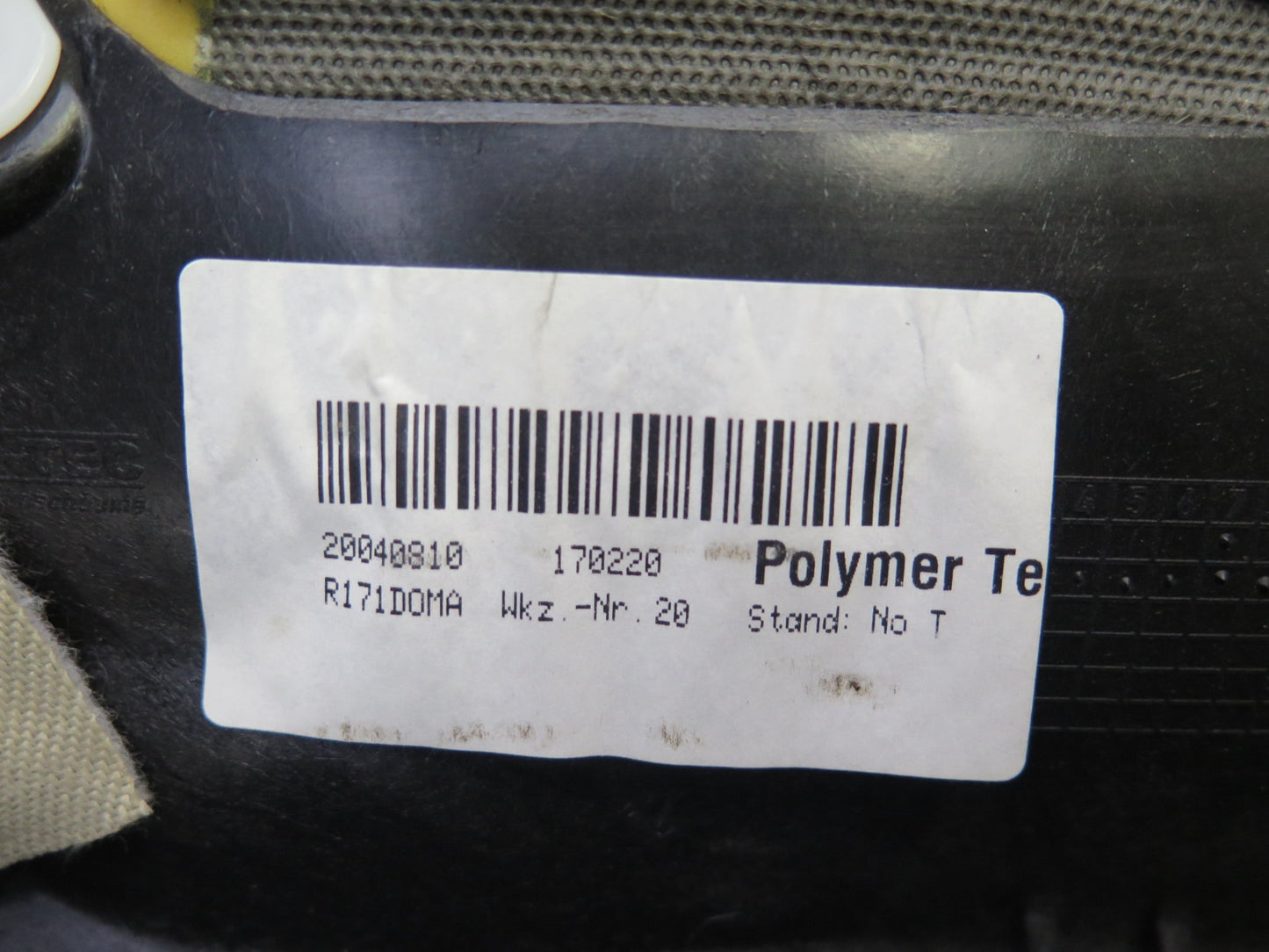 05-06 Mercedes R171 Slk-class Front Right Leather Seat Lower Cushion Beige OEM