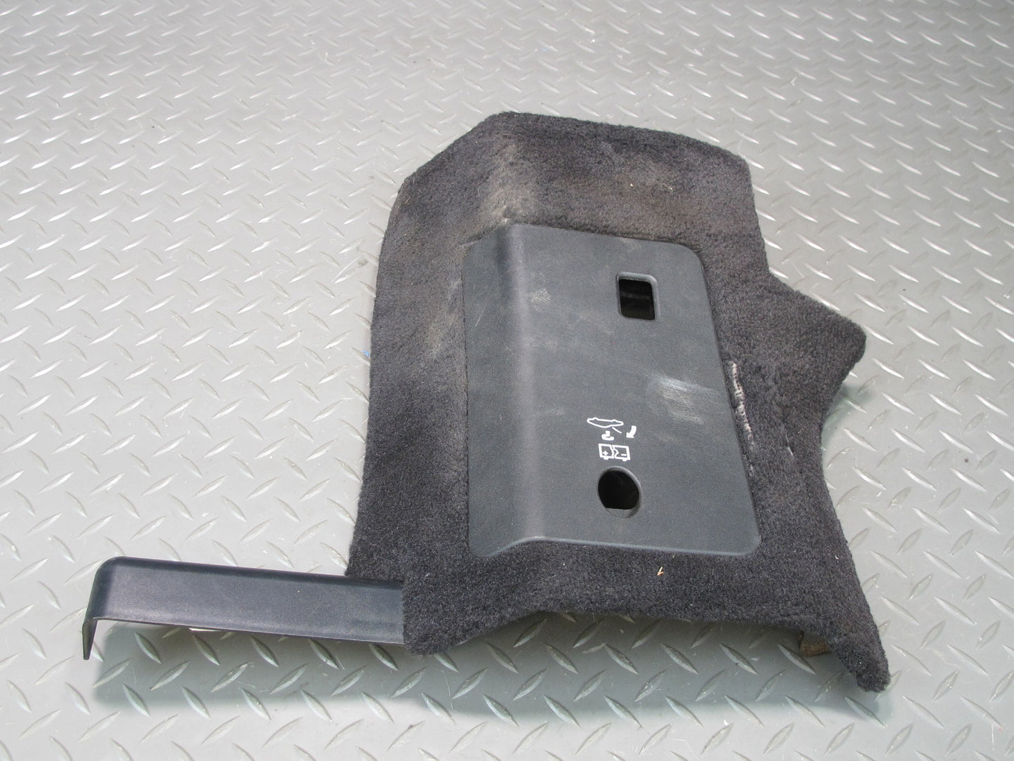 1999-2004 Porsche 911 Carrera 996 Fuse Box Access Kick Trim Carpet Cover Panel