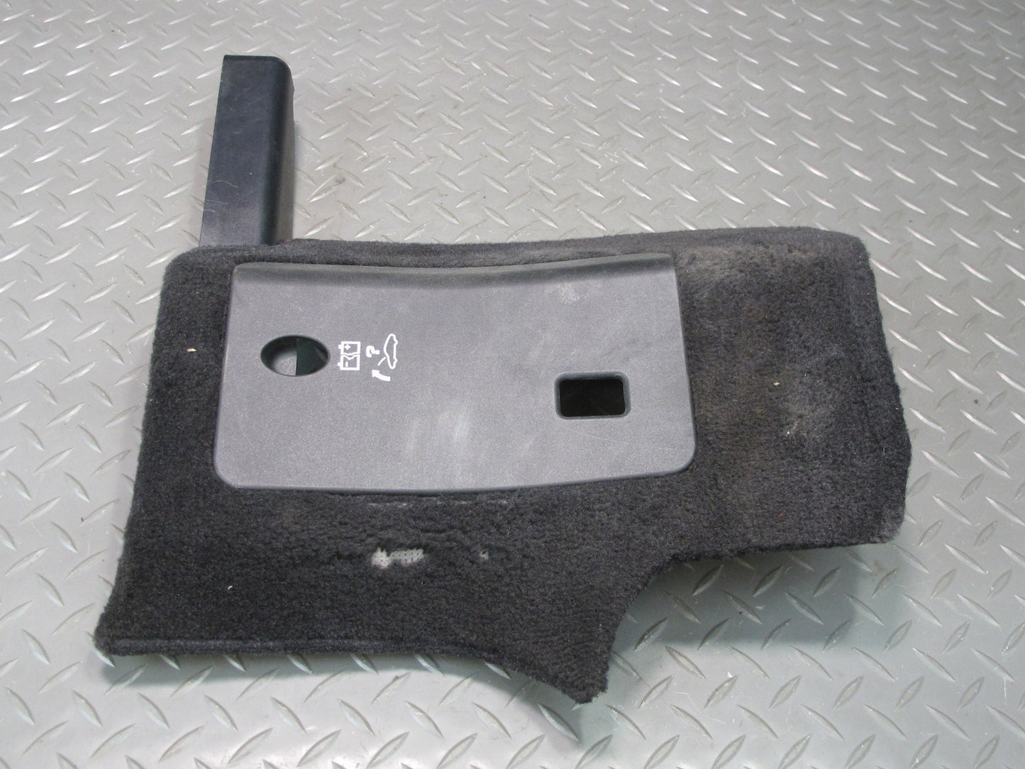 1999-2004 Porsche 911 Carrera 996 Fuse Box Access Kick Trim Carpet Cover Panel