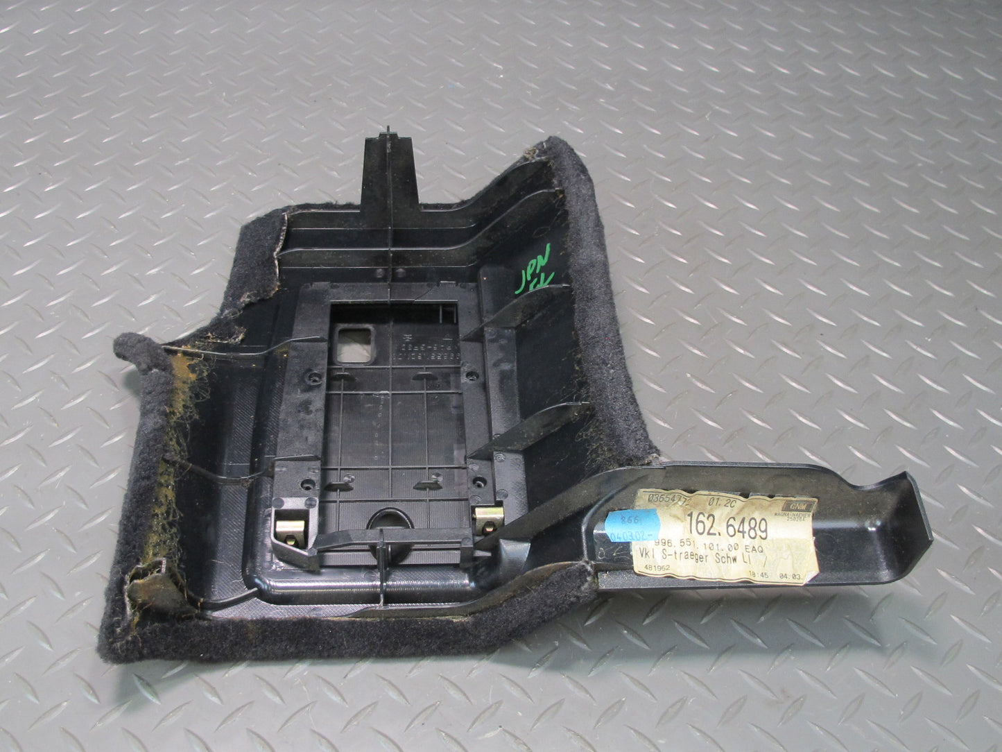 1999-2004 Porsche 911 Carrera 996 Fuse Box Access Kick Trim Carpet Cover Panel