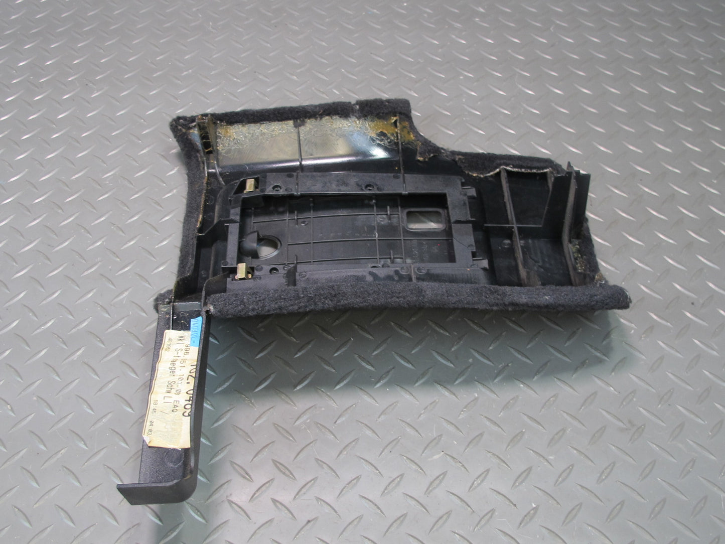 1999-2004 Porsche 911 Carrera 996 Fuse Box Access Kick Trim Carpet Cover Panel