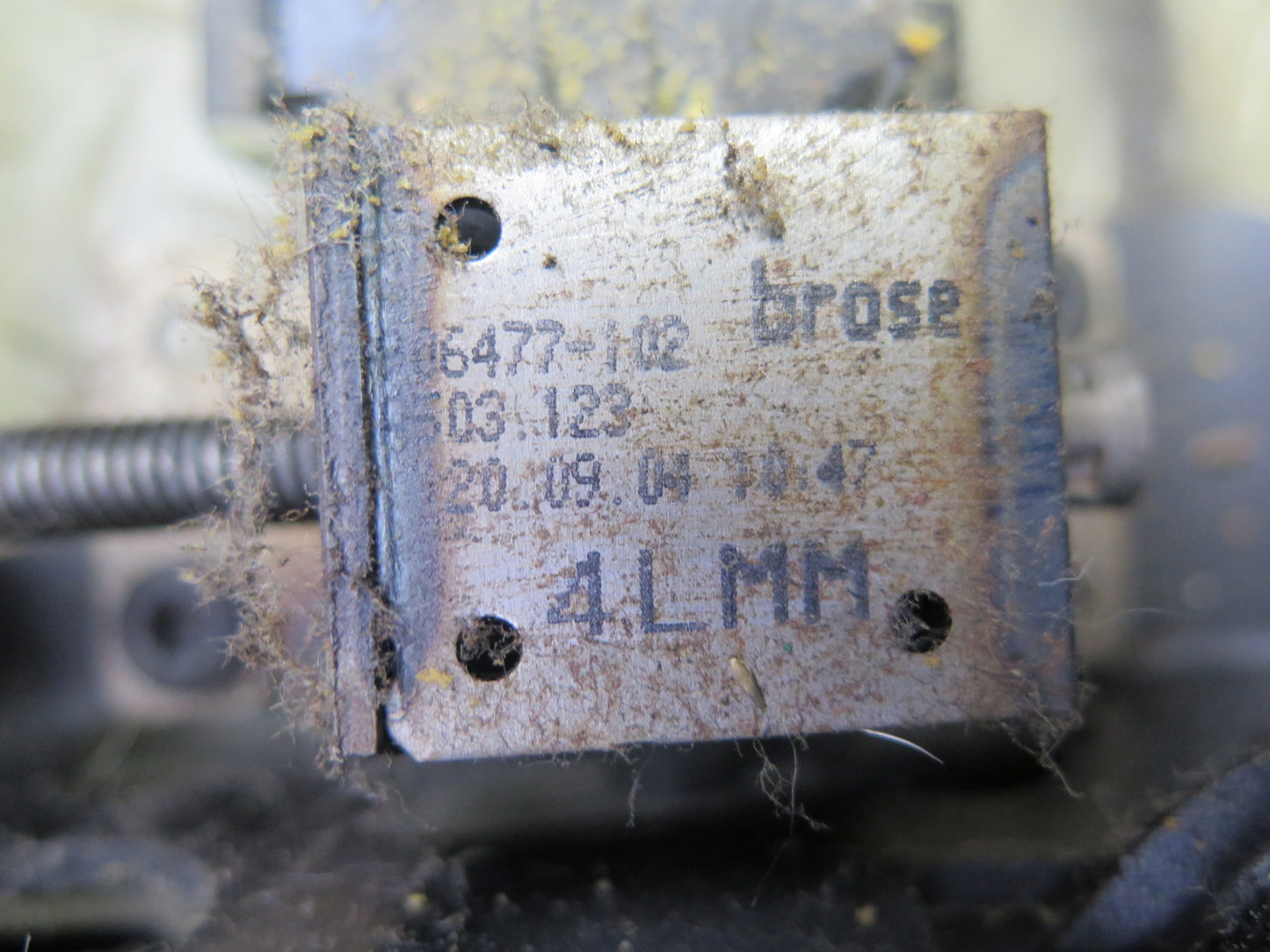 05-08 Mercedes R171 Slk-class Front Left Seat Track w Motors & Module Assy OEM