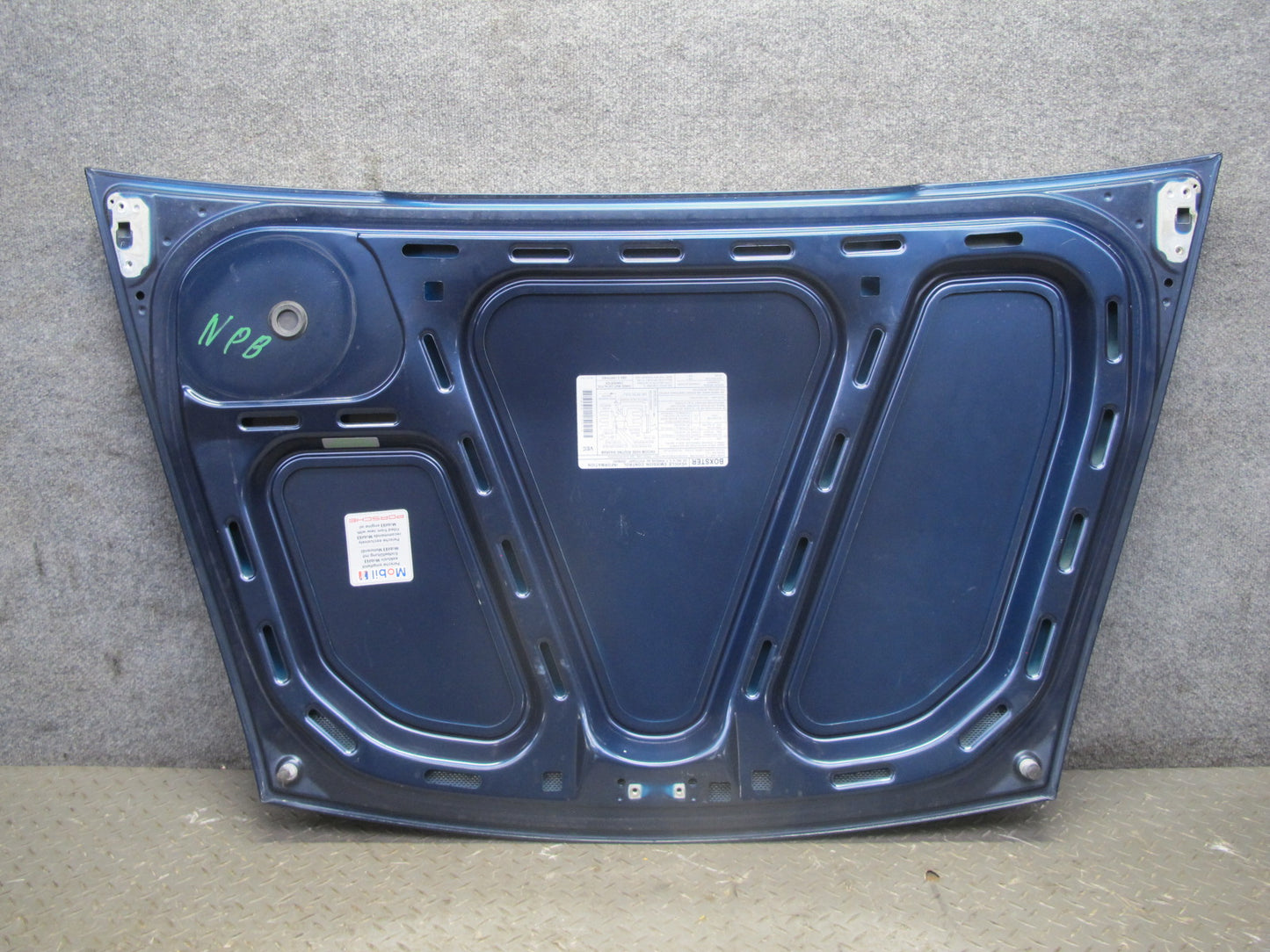 1997-2004 Porsche Boxster 986 Rear Trunk Lid Hood Shell Panel Cover Blue
