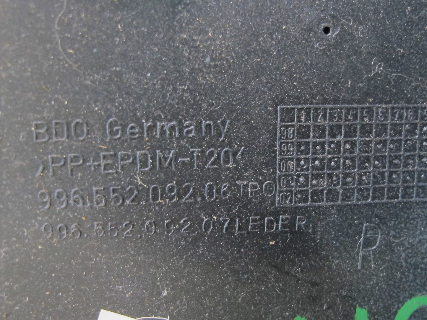 1999-2005 Porsche 911 996 Center Console Left & Right Leather Trim Pad Set of 2