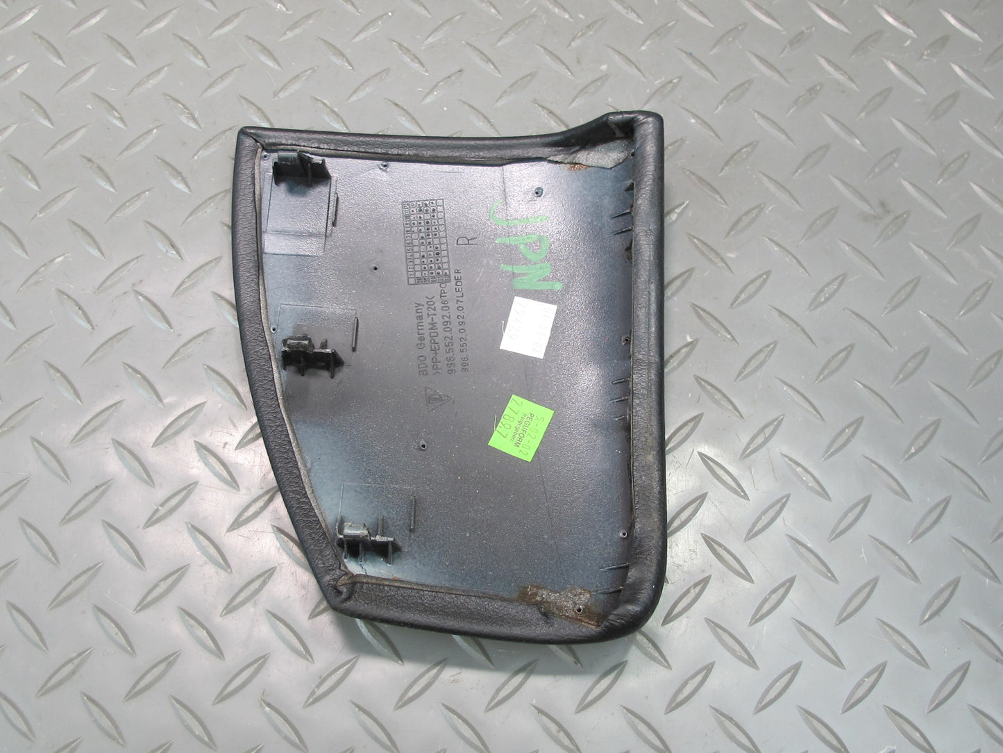 1999-2005 Porsche 911 996 Center Console Left & Right Leather Trim Pad Set of 2