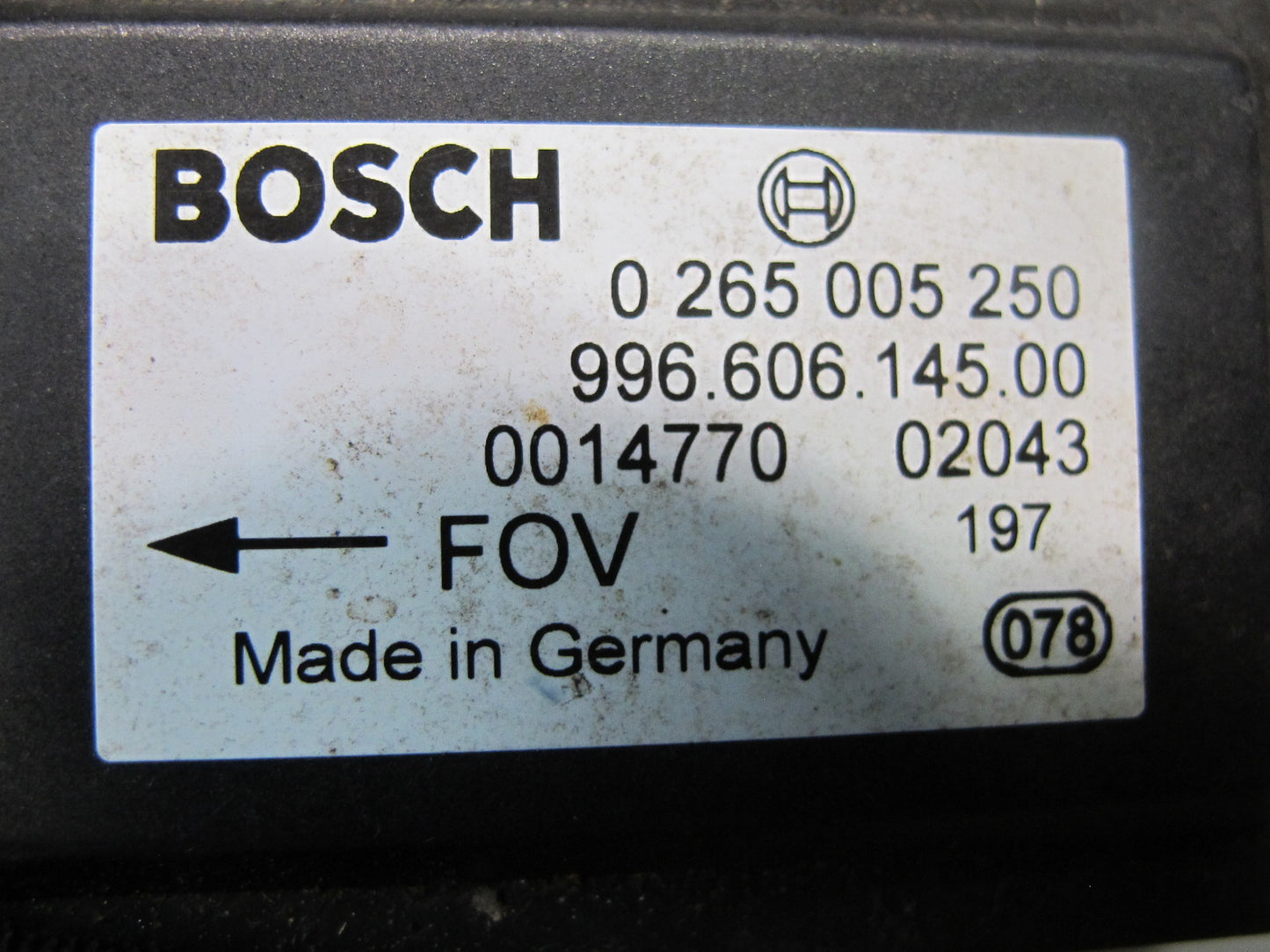 1999-2005 Porsche 911 996 YAW Turn Rate Acceleration Speed Sensor 99660614500