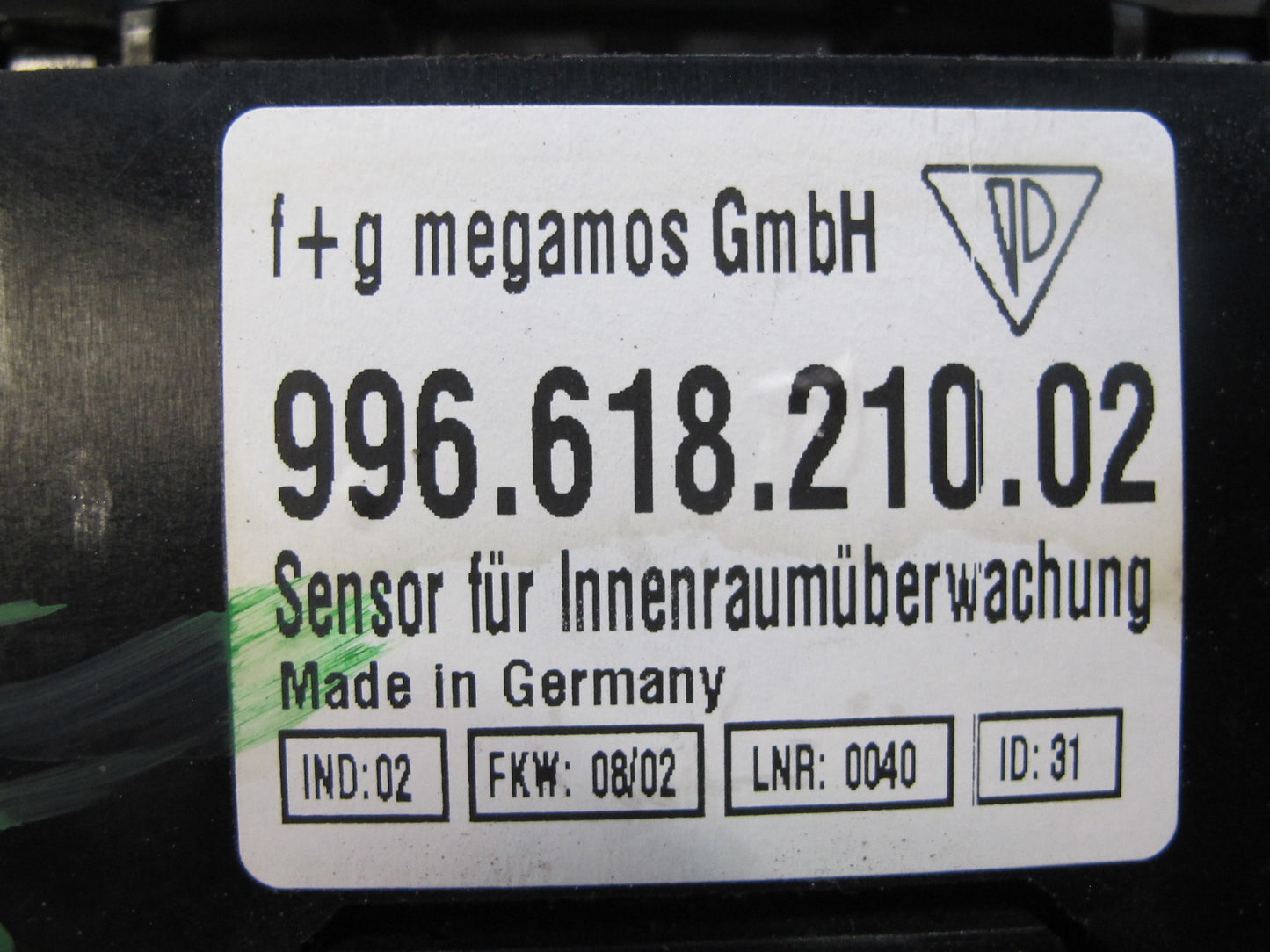 1999-2005 Porsche 911 996 Convertible Overhead Console Dome Reading Light
