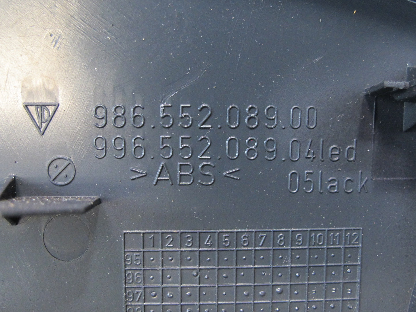 1999-2005 Porsche 911 Carrera 996 Center Console Left & Right Trim Panel Set