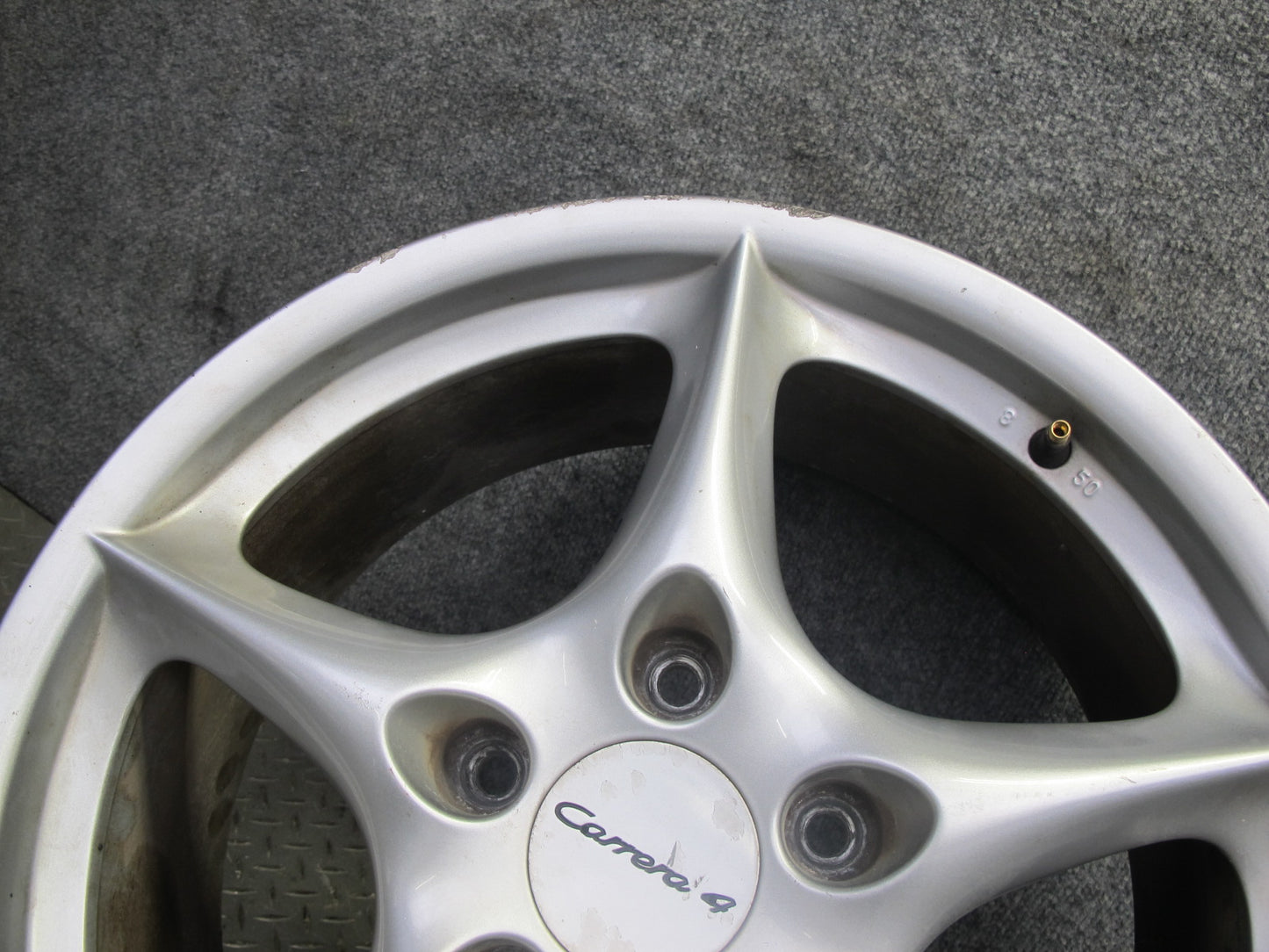 2002-2005 Porsche 911 996 Front Factory R18 18" Alloy Wheel Rim 18x8J ET50