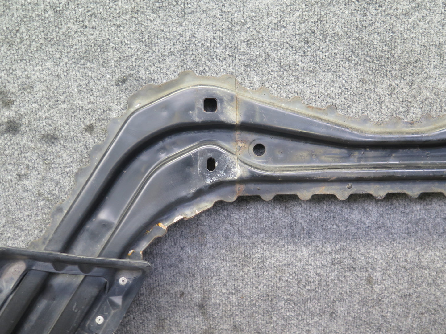 09-20 Nissan Z34 370Z Rear Suspension Crossmember Tunnel Stay Brace 98K Mile OEM