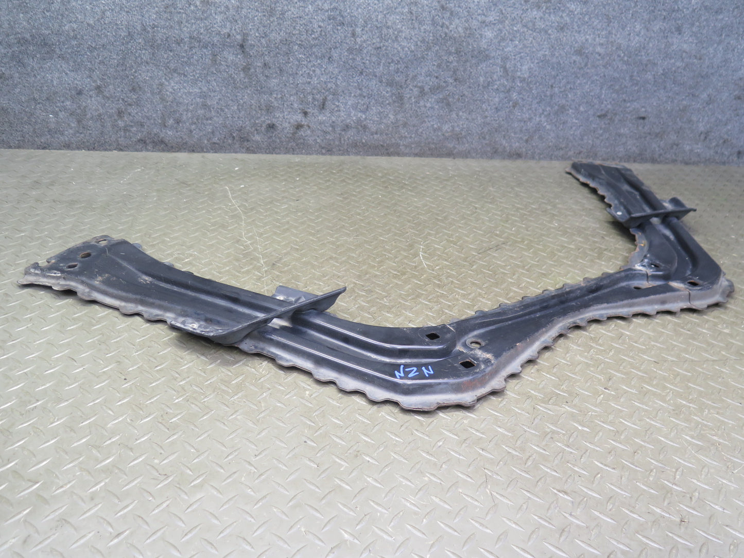 09-20 Nissan Z34 370Z Rear Suspension Crossmember Tunnel Stay Brace 98K Mile OEM