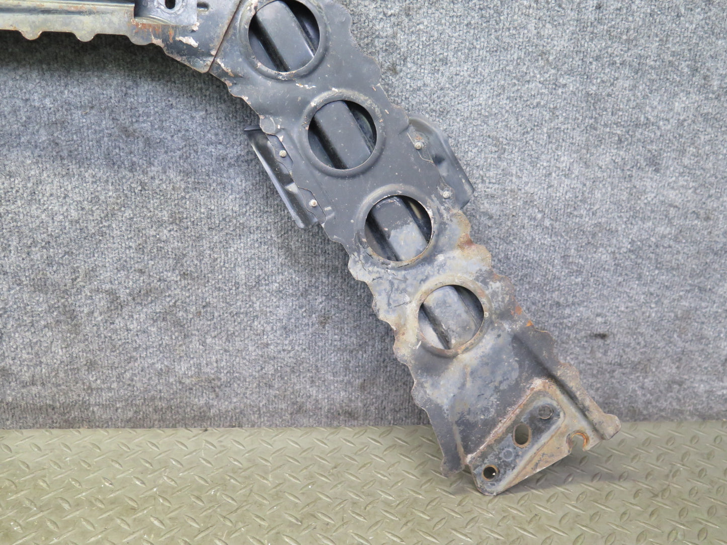 09-20 Nissan Z34 370Z Rear Suspension Crossmember Tunnel Stay Brace 98K Mile OEM