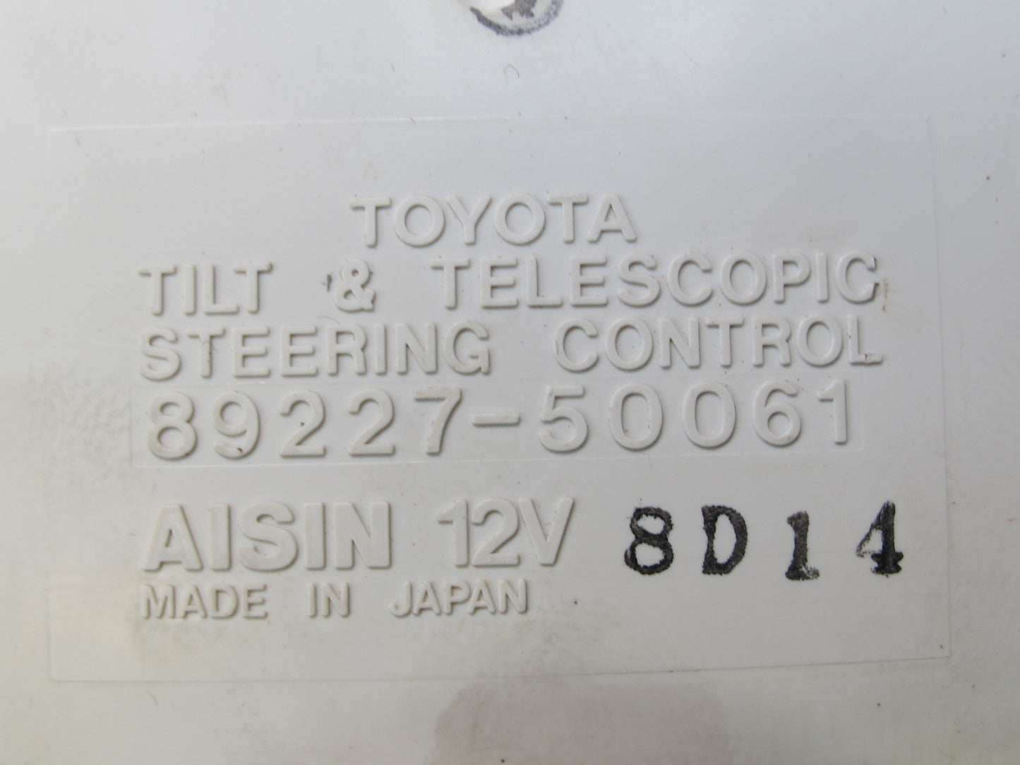 1998 Lexus UCF20L LS400 Steering Tilt & Telescopic Control Module OEM