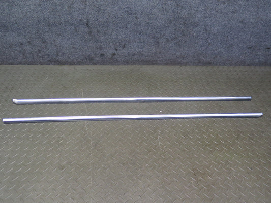 01-06 BMW E46 330ci Convert Set of 2 Door Weatherstrip Molding Trim Chrome OEM