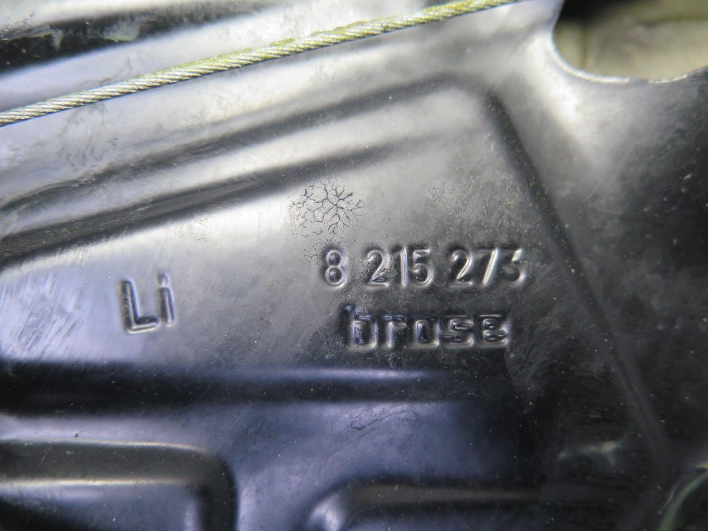 01-06 BMW E46 330ci Convertible Rear Left Quarter Window Regulator w Motor OEM