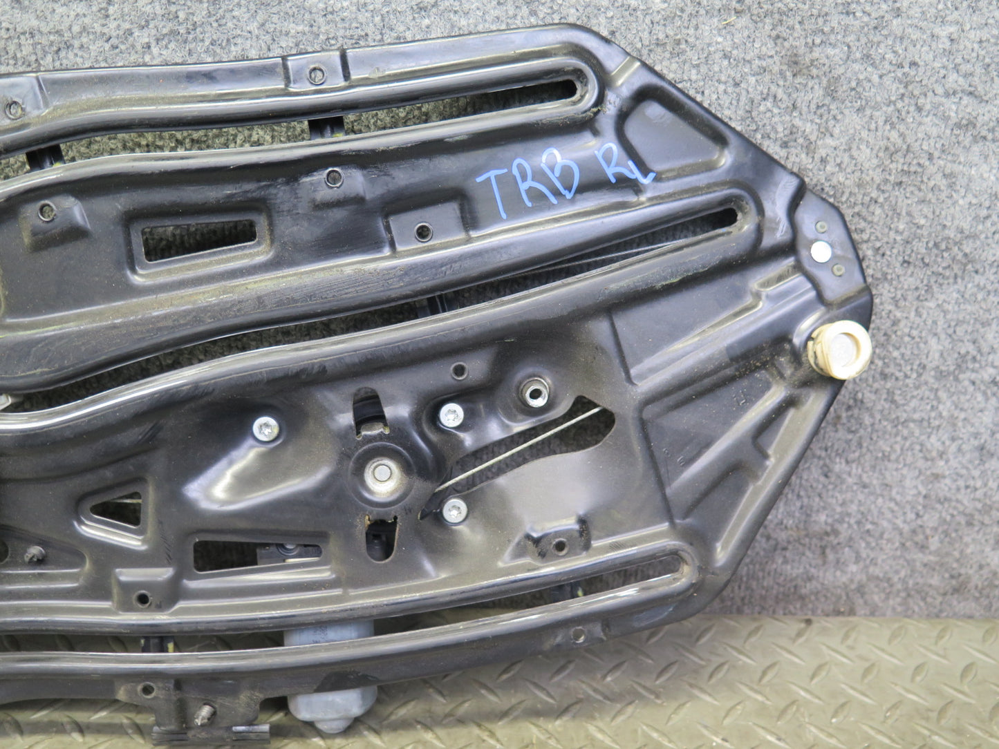 01-06 BMW E46 330ci Convertible Rear Left Quarter Window Regulator w Motor OEM