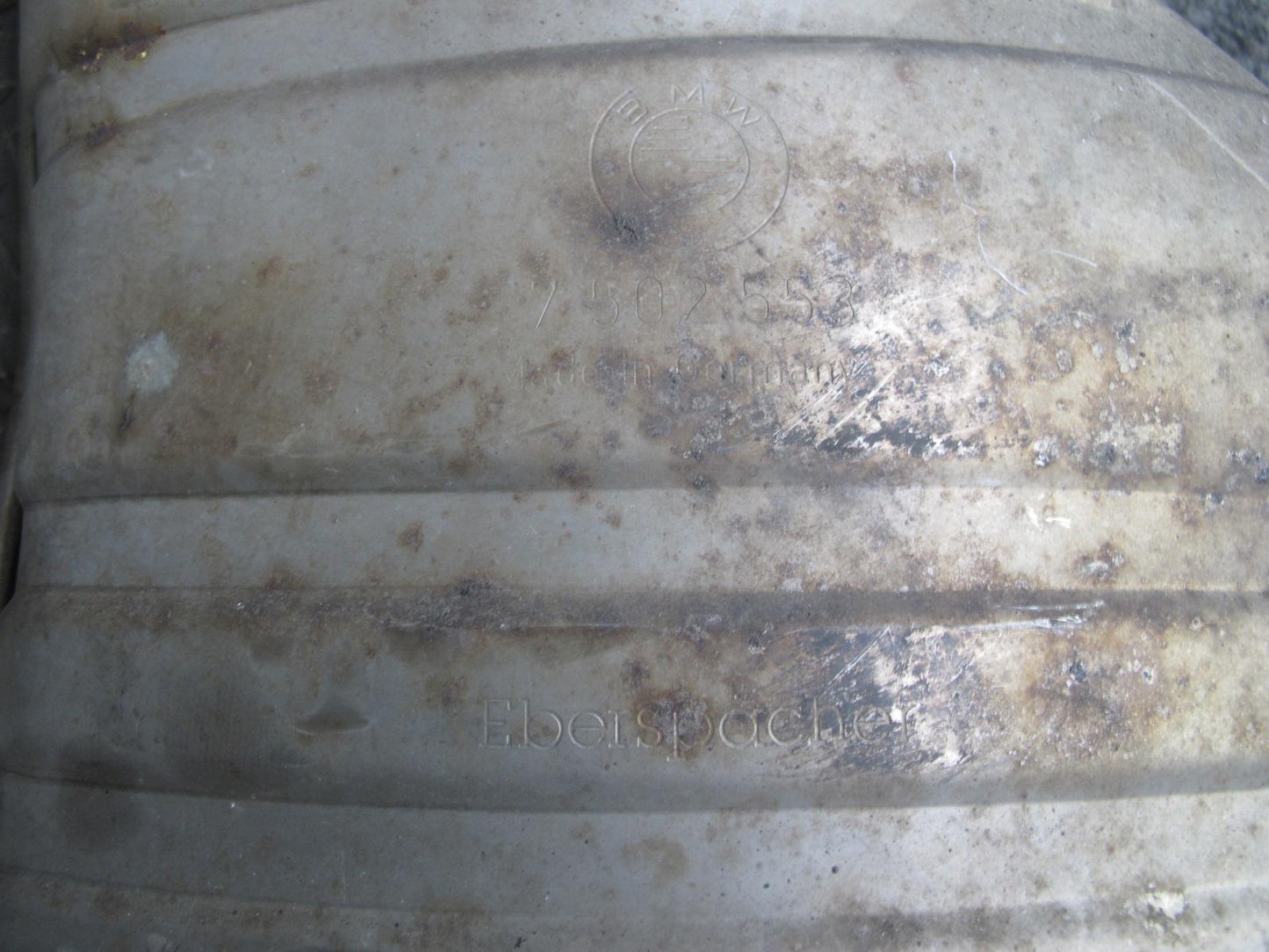 01-06 BMW E46 330ci Convertible Rear Exhaust Muffler 7502553 77K Miles OEM