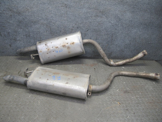 98-00 Lexus UCF20L LS400 Set of 2 Rear Left & Right Exhaust Muffler 102K OEM