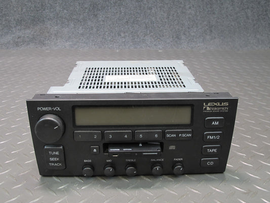 98-00 Lexus UCF20L LS400 Radio Stereo Cassette Player Head Unit 86120-50570 OEM