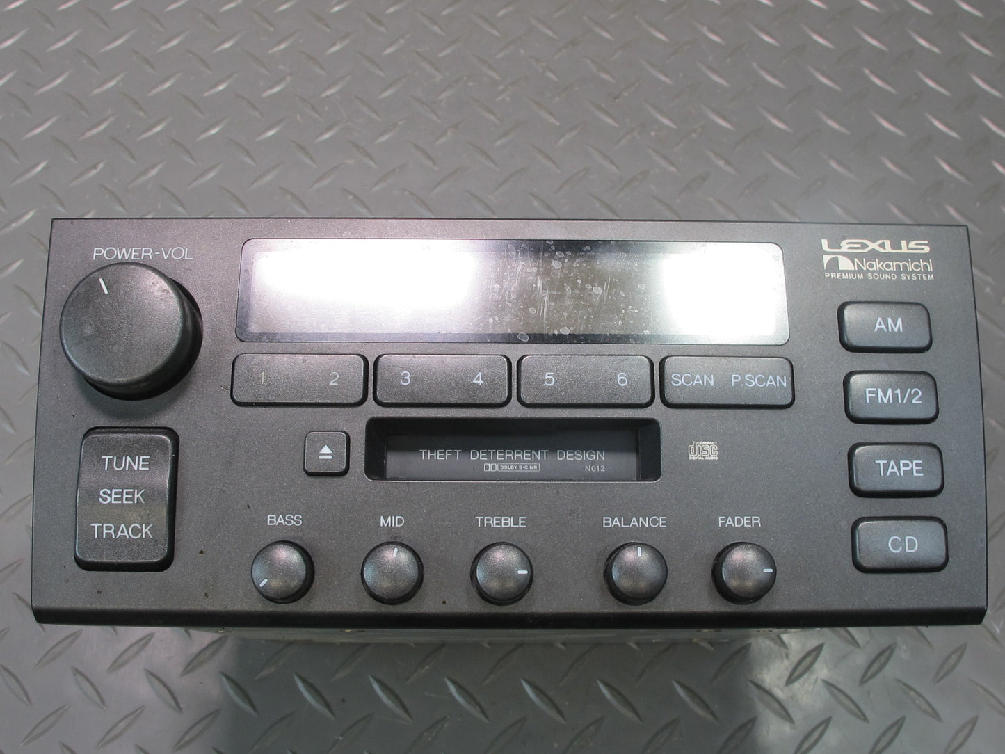 98-00 Lexus UCF20L LS400 Radio Stereo Cassette Player Head Unit 86120-50570 OEM