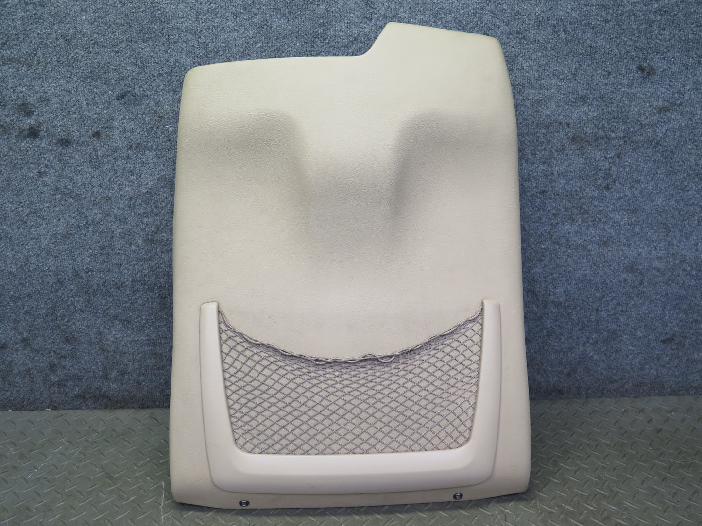 01-06 BMW E46 330ci Convertible Front Right Seat Back Cover Trim Panel Beige OEM