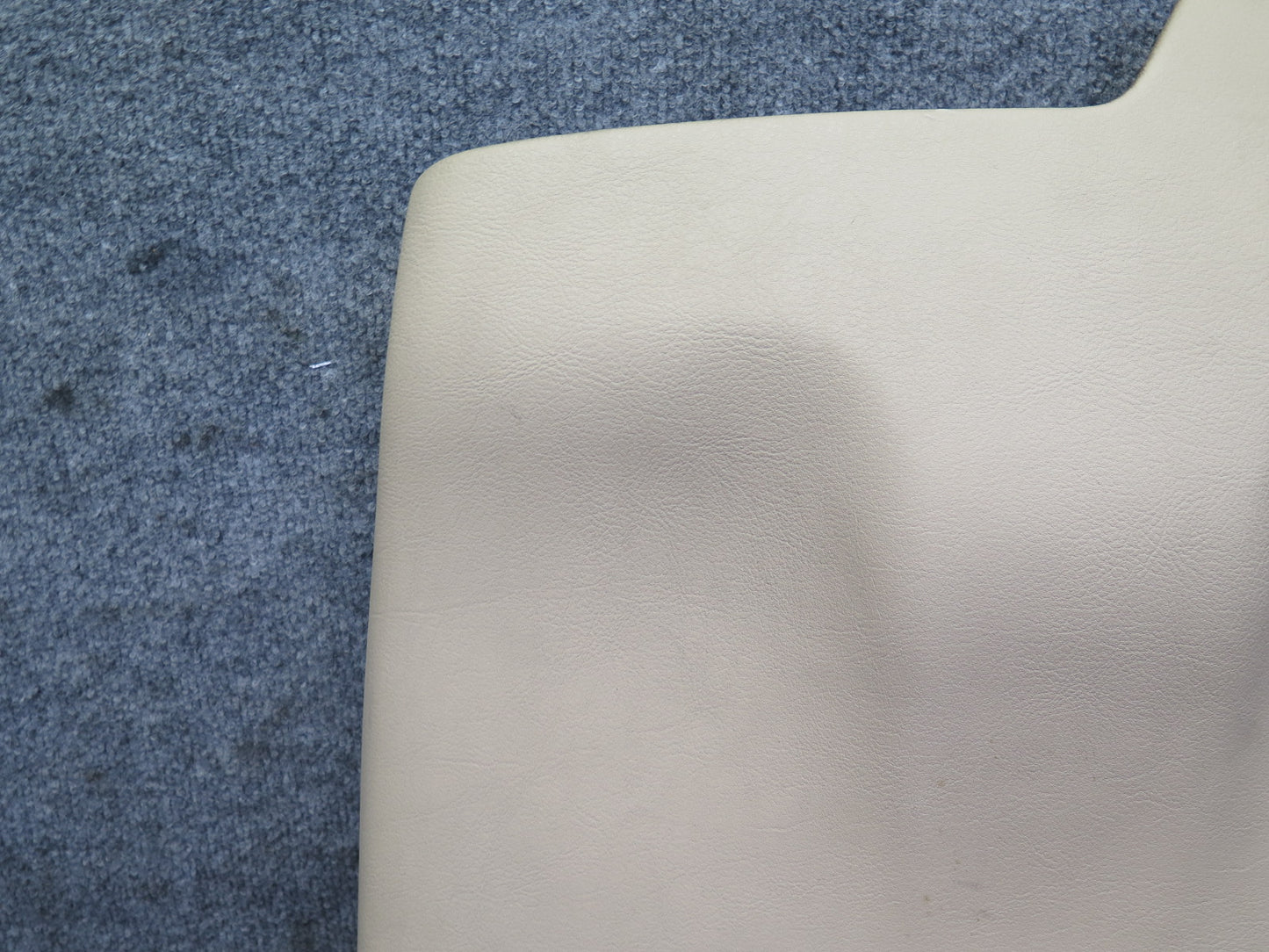 01-06 BMW E46 330ci Convertible Front Right Seat Back Cover Trim Panel Beige OEM