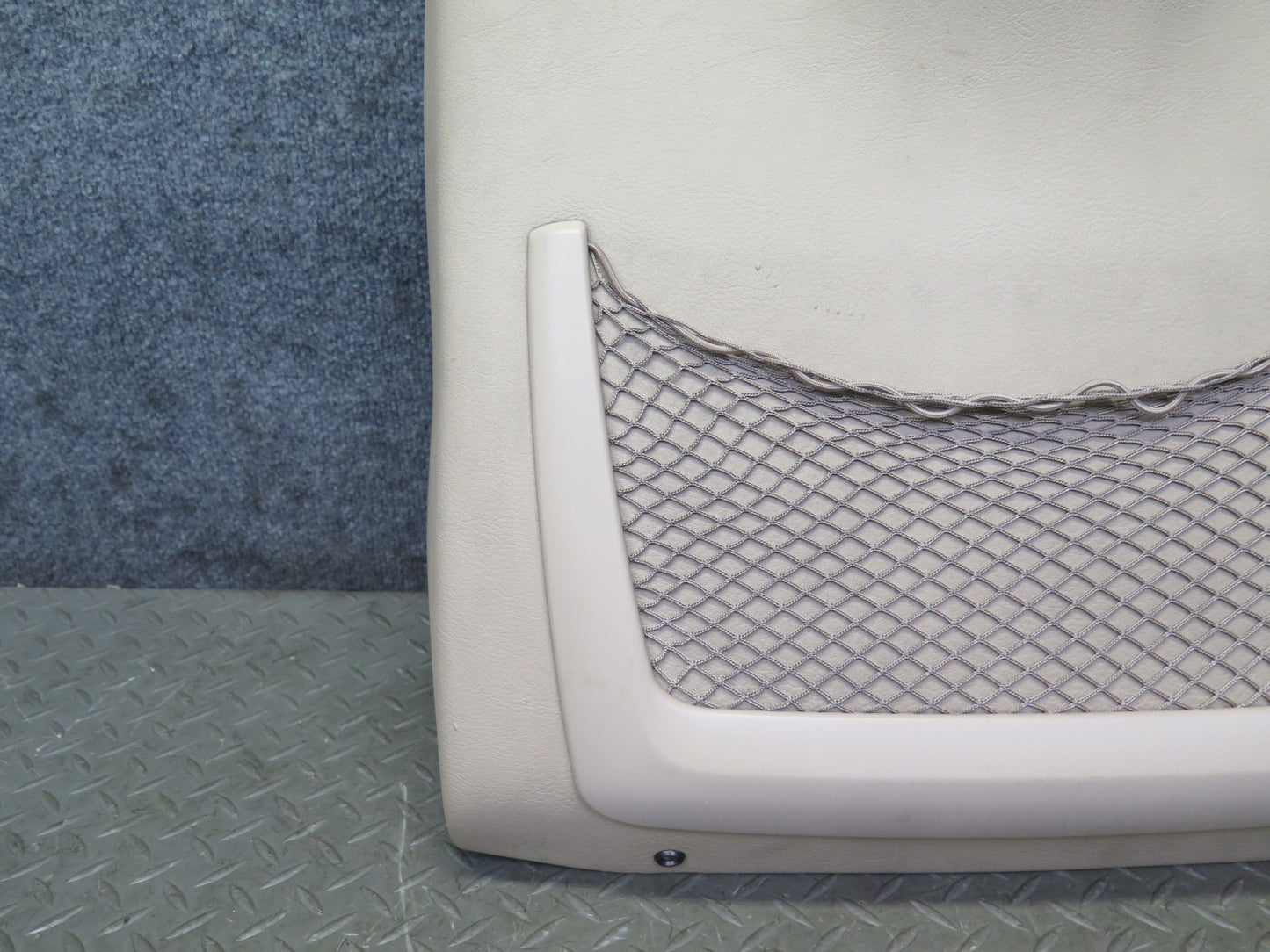 01-06 BMW E46 330ci Convertible Front Right Seat Back Cover Trim Panel Beige OEM