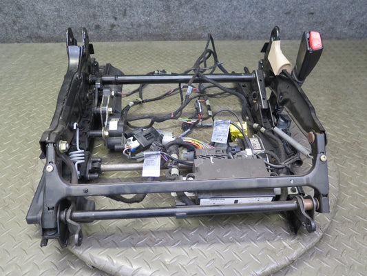 01-06 BMW E46 330ci Convert Front Right Seat Lower Frame Track Rail w Motor OEM