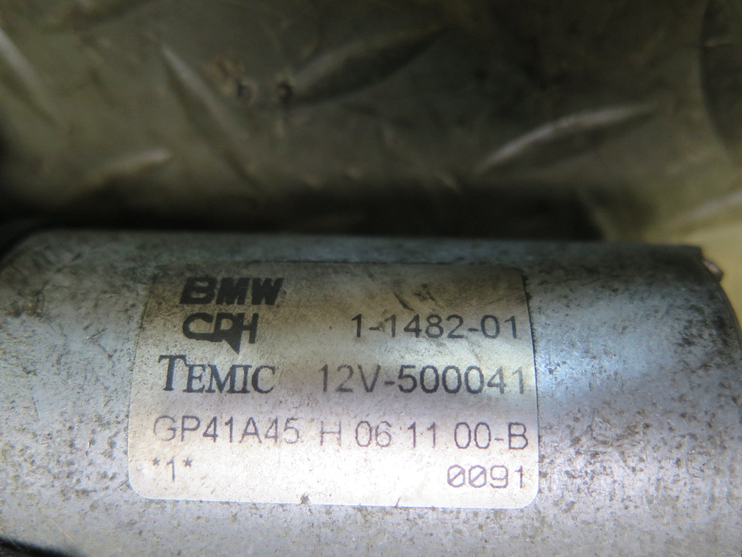 01-06 BMW E46 330ci Convert Front Right Seat Lower Frame Track Rail w Motor OEM