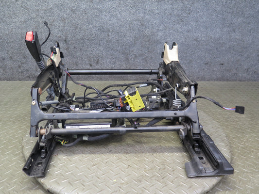 01-06 BMW E46 330ci Convert Front Left Seat Lower Frame Track Rail w Motor OEM